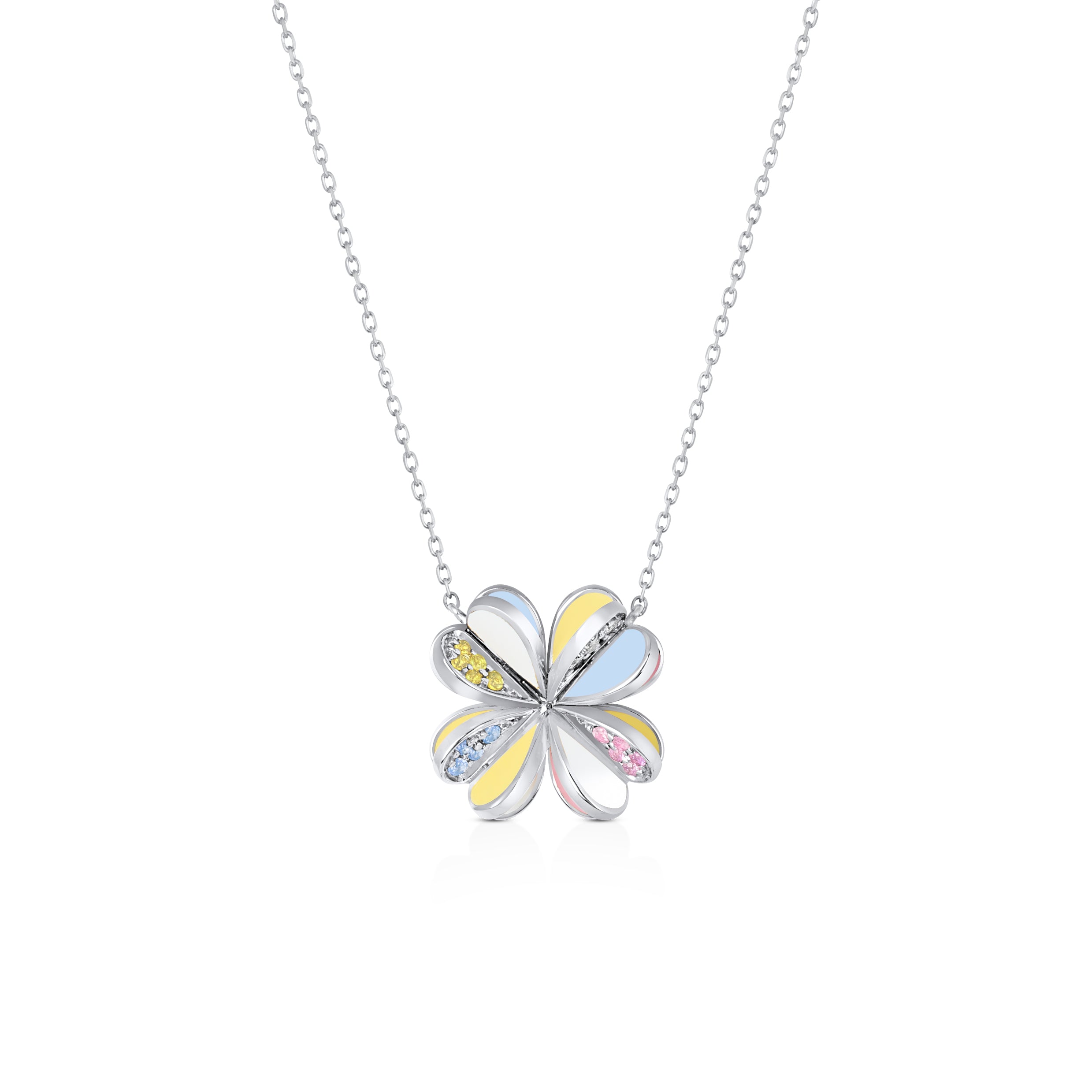 Lucky You Petite Necklace White Gold — фото 2