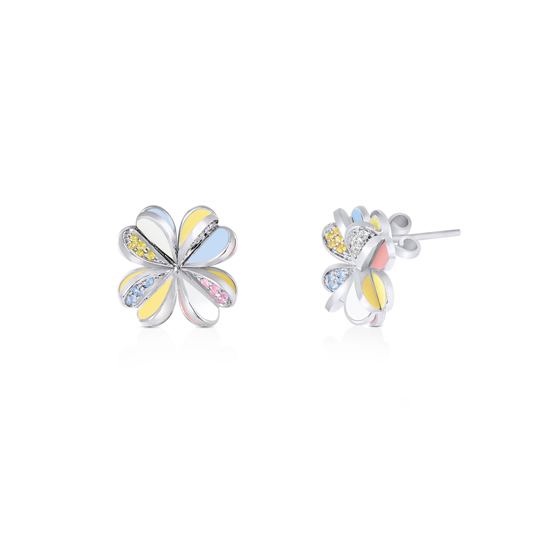 Lucky You Earrings White Gold — фото 2