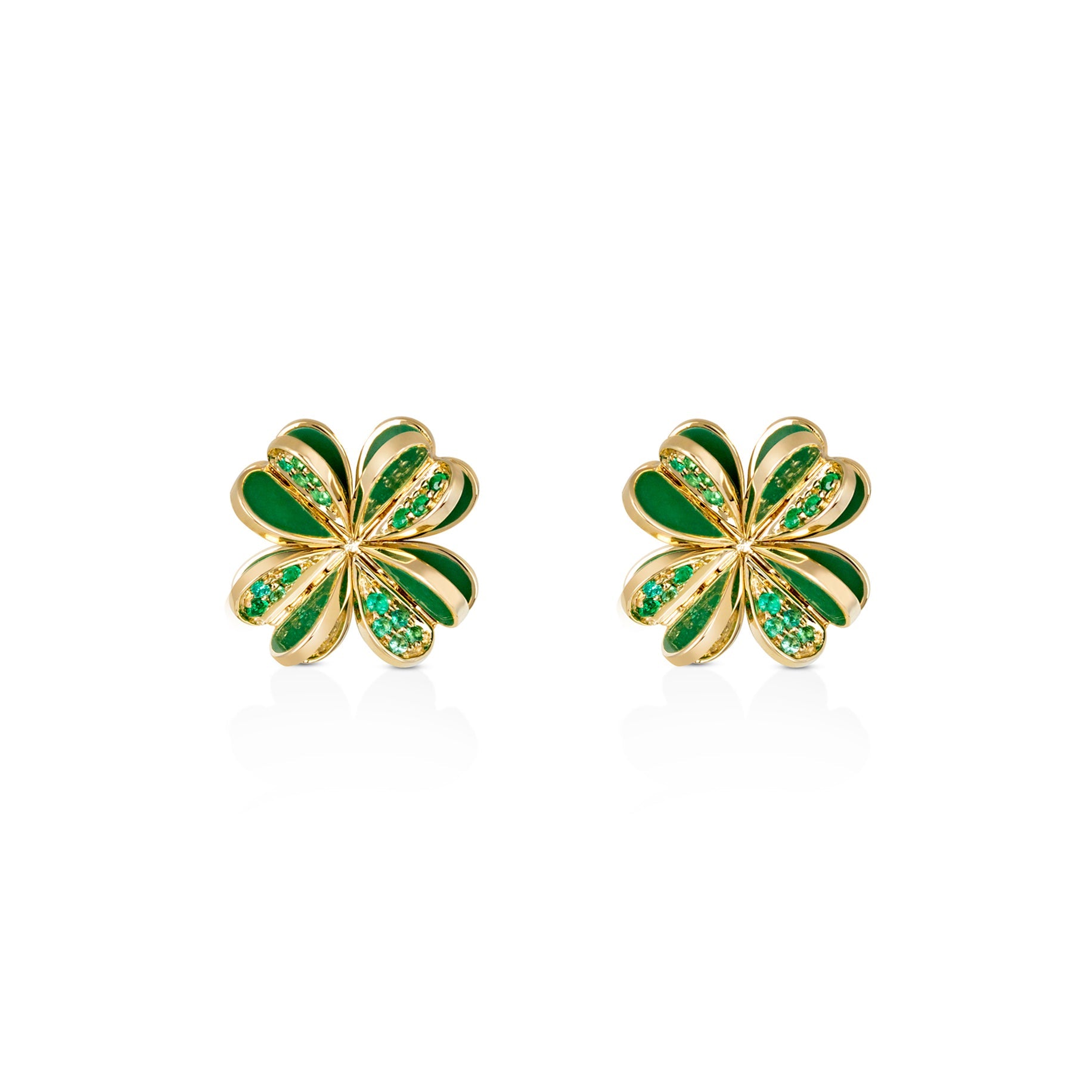 Lucky You Emerald Earrings