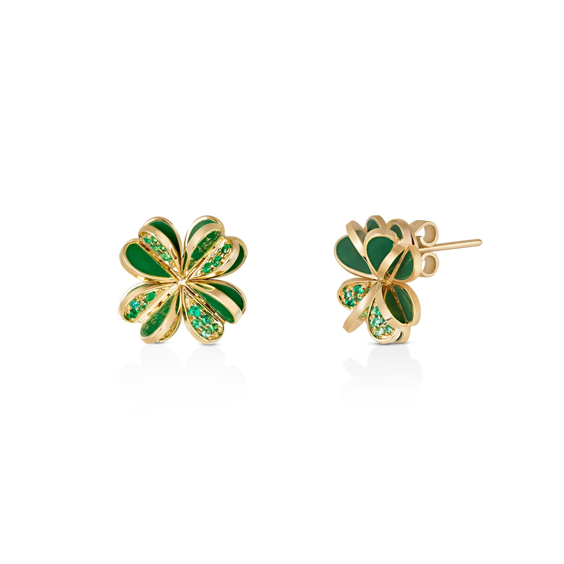 Lucky You Emerald Earrings — фото 3