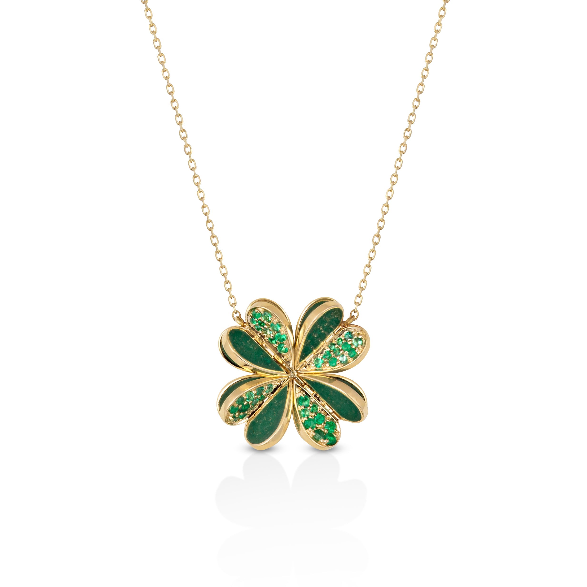 Lucky You Emerald Necklace