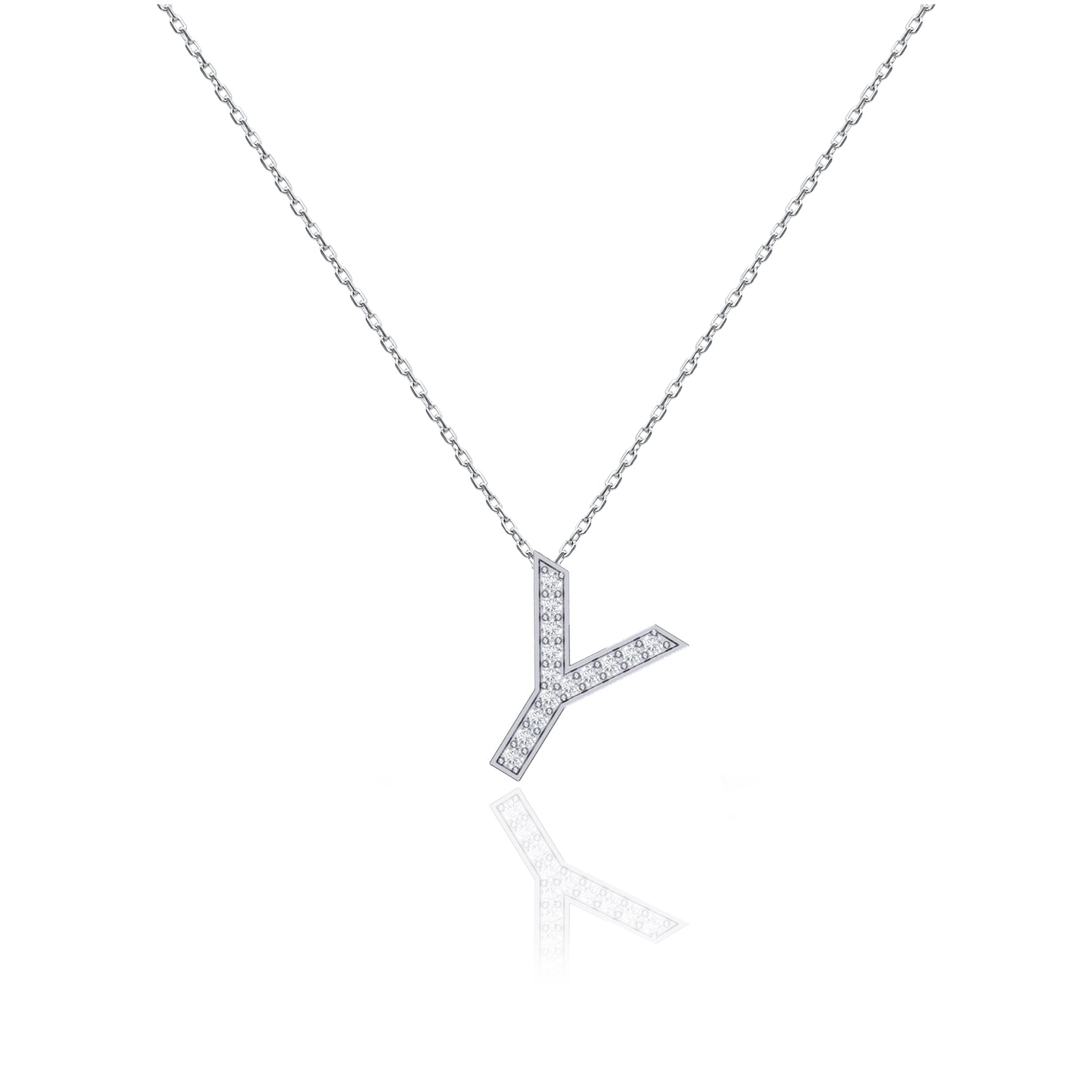 Initials Necklace - Y