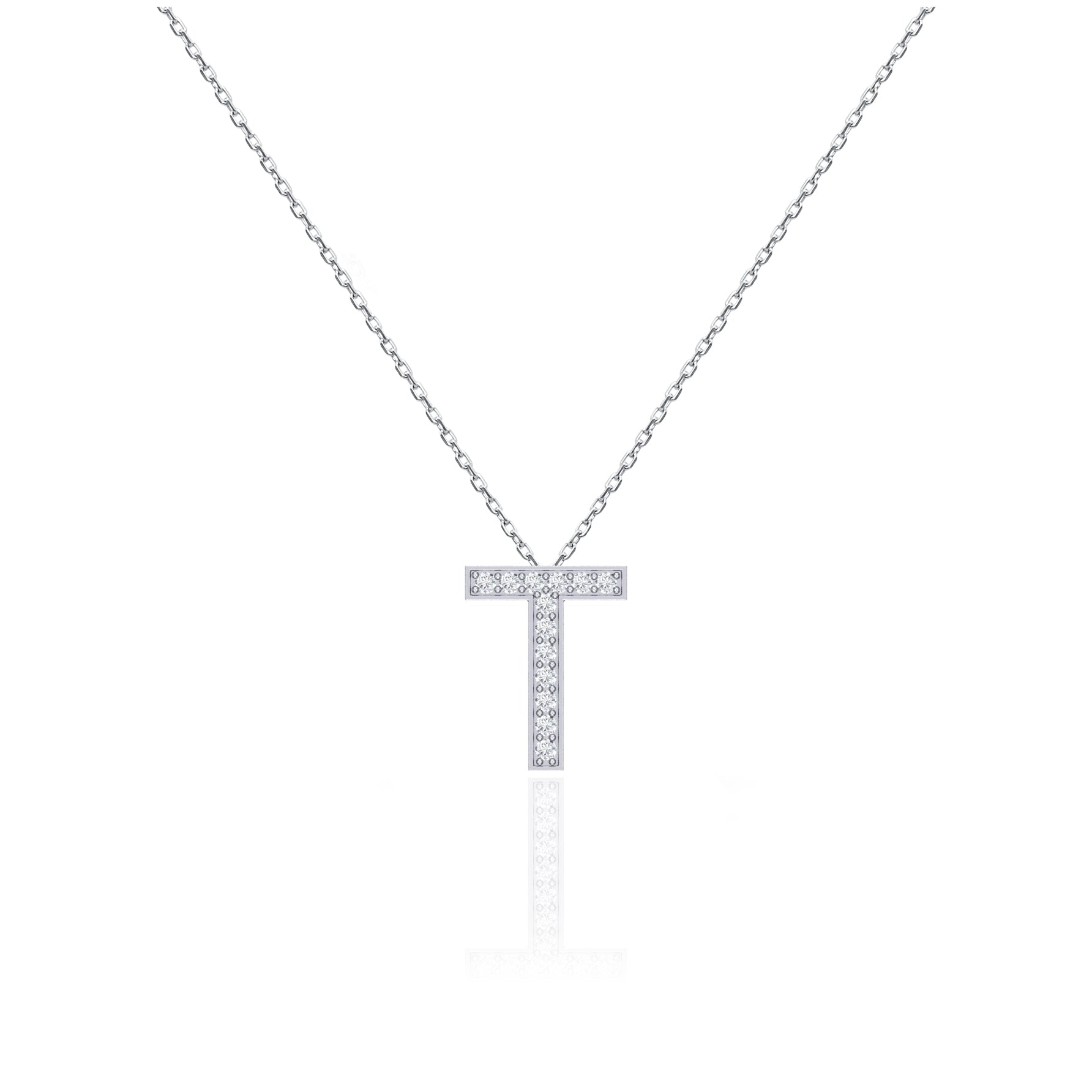 Initials Necklace - T