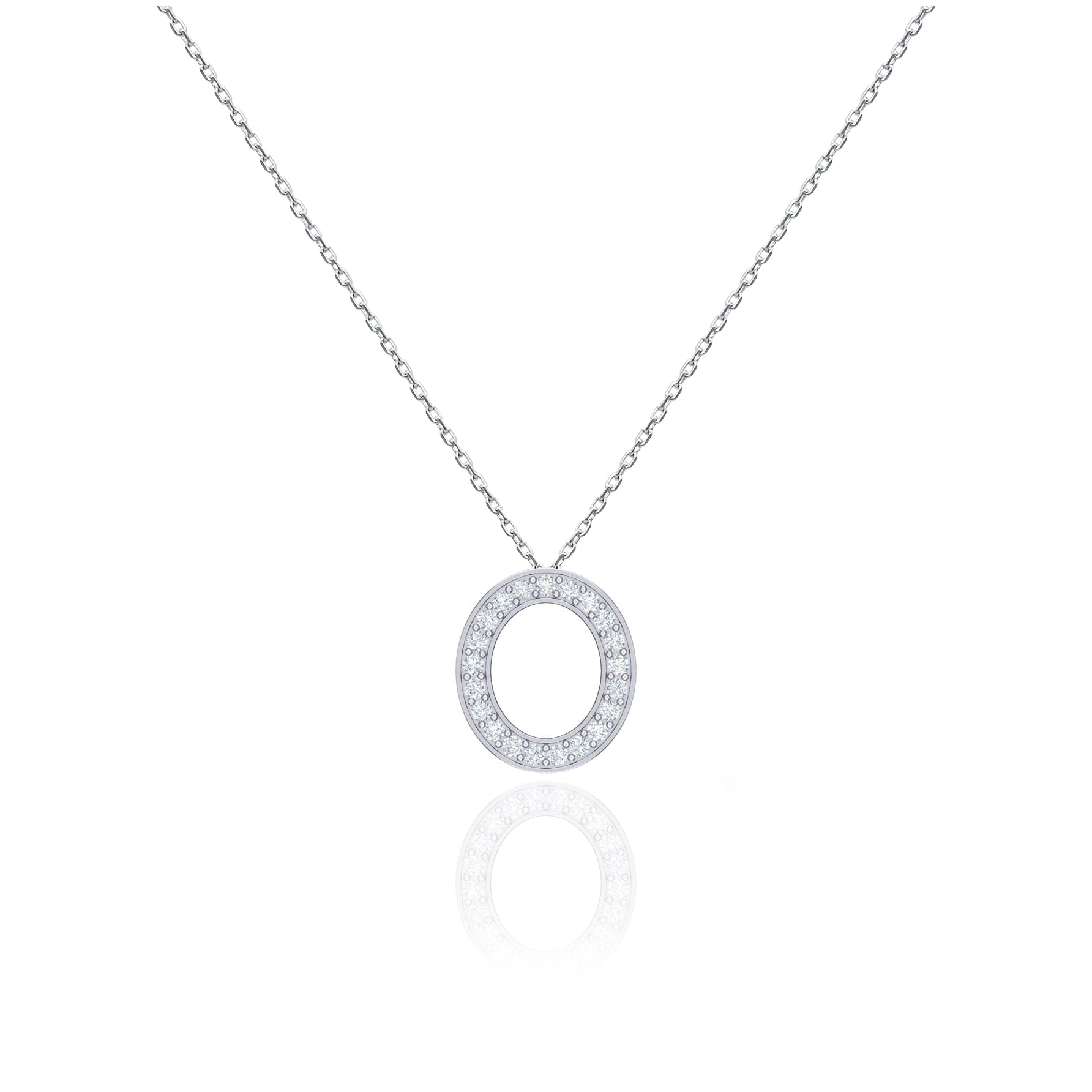 Initials Necklace - O