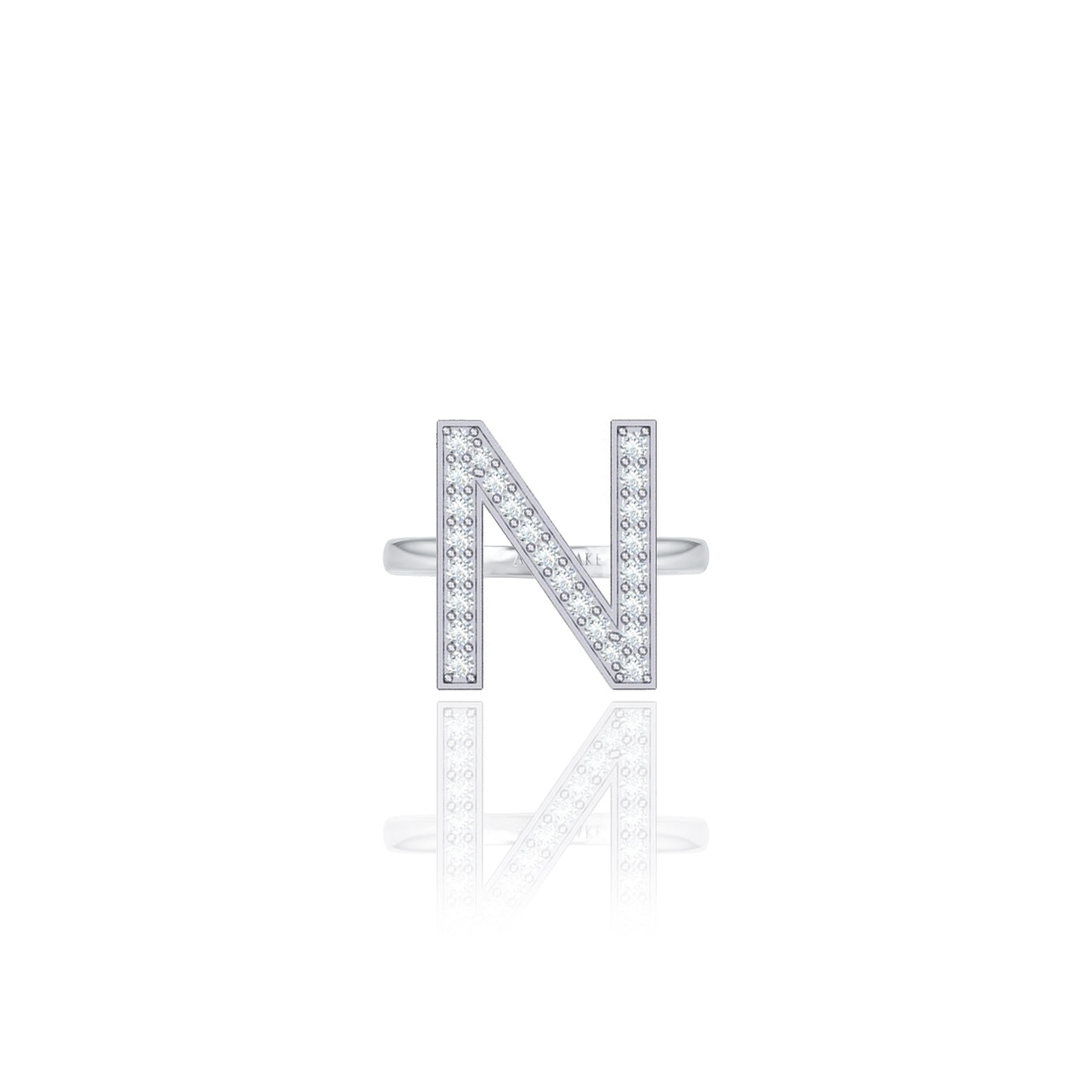 Initials Ring - N — фото 1