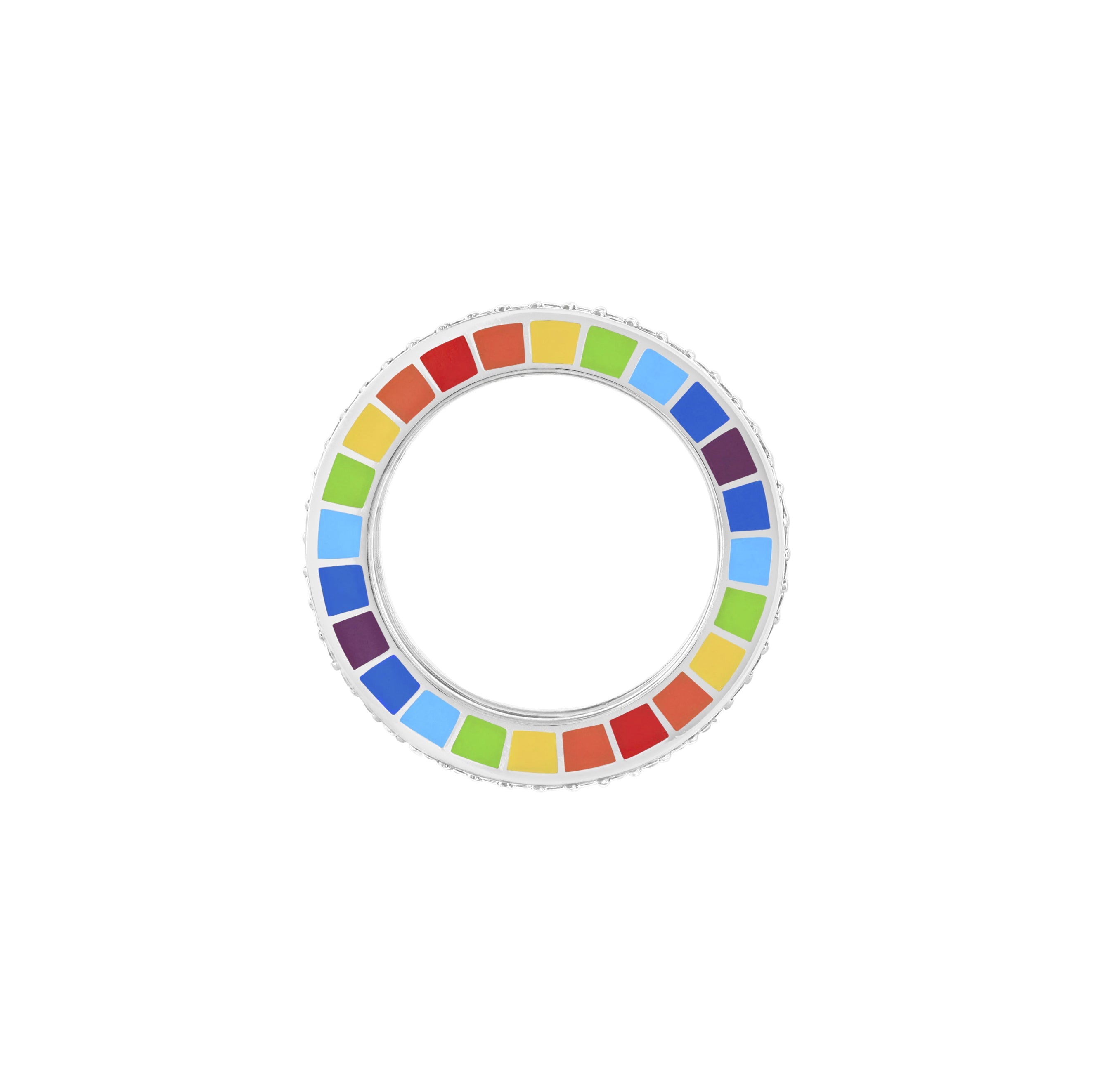 Me White Gold Full Diamond Ring — фото 3