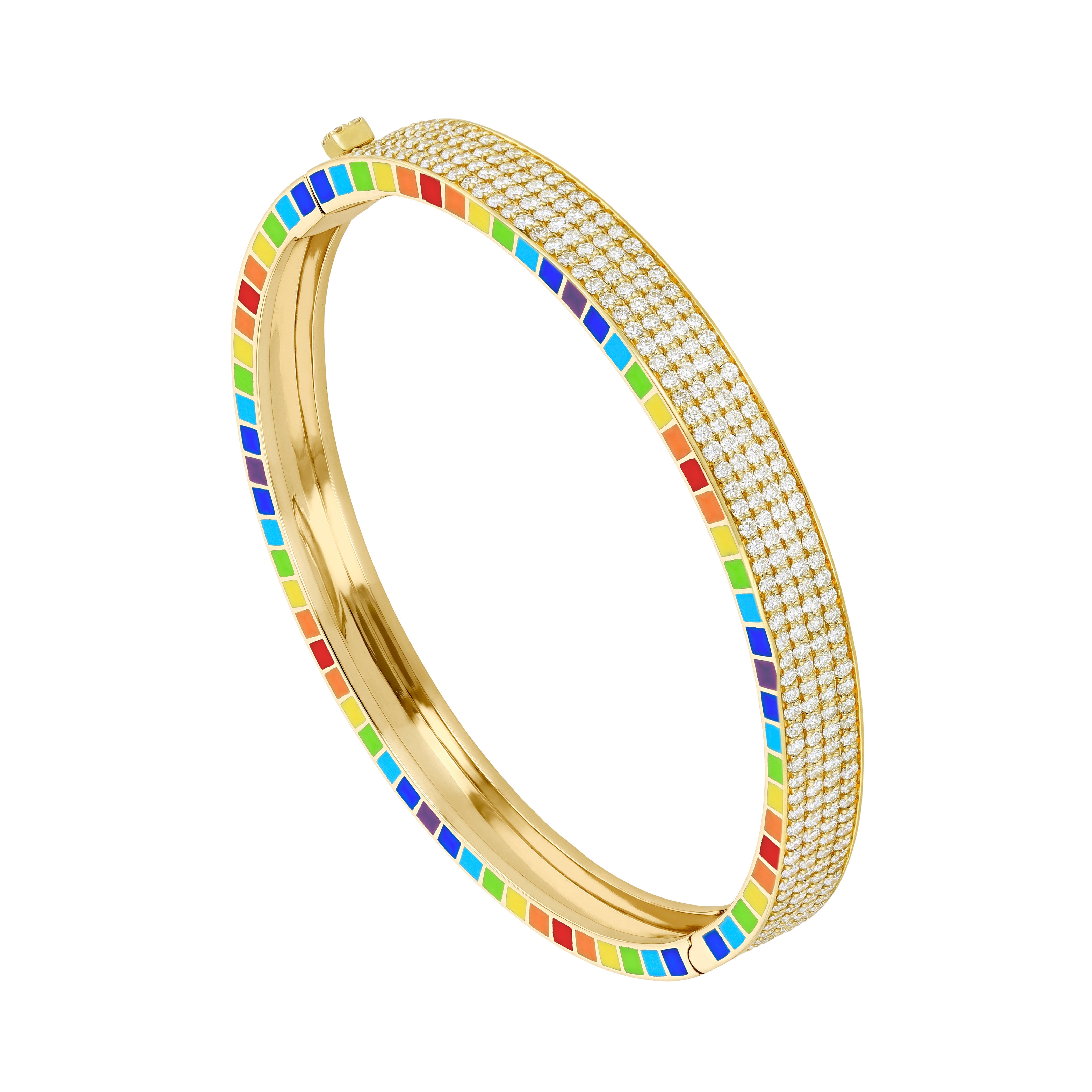 Me Yellow Gold Full Diamond Bracelet — фото 3