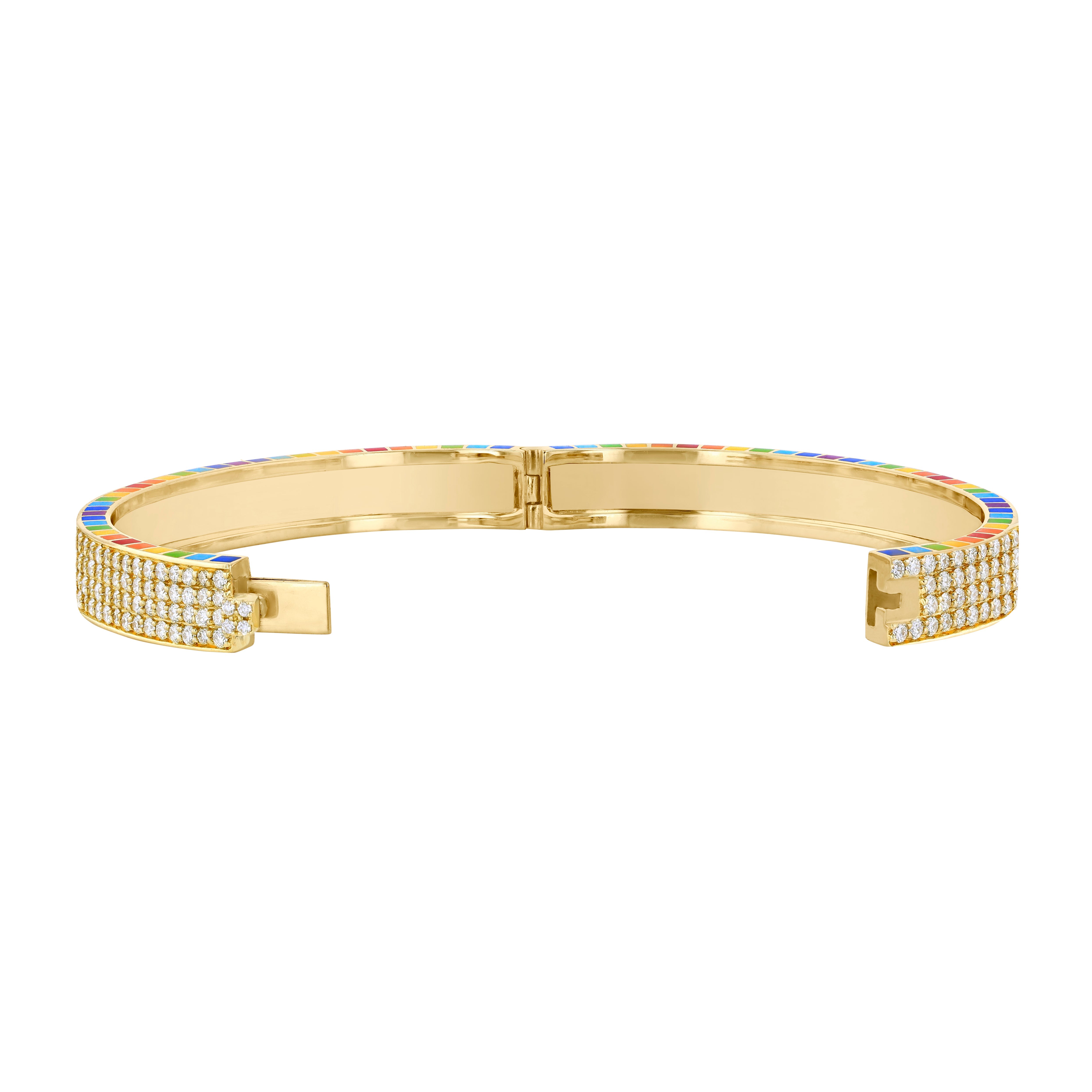 Me Yellow Gold Full Diamond Bracelet — фото 5