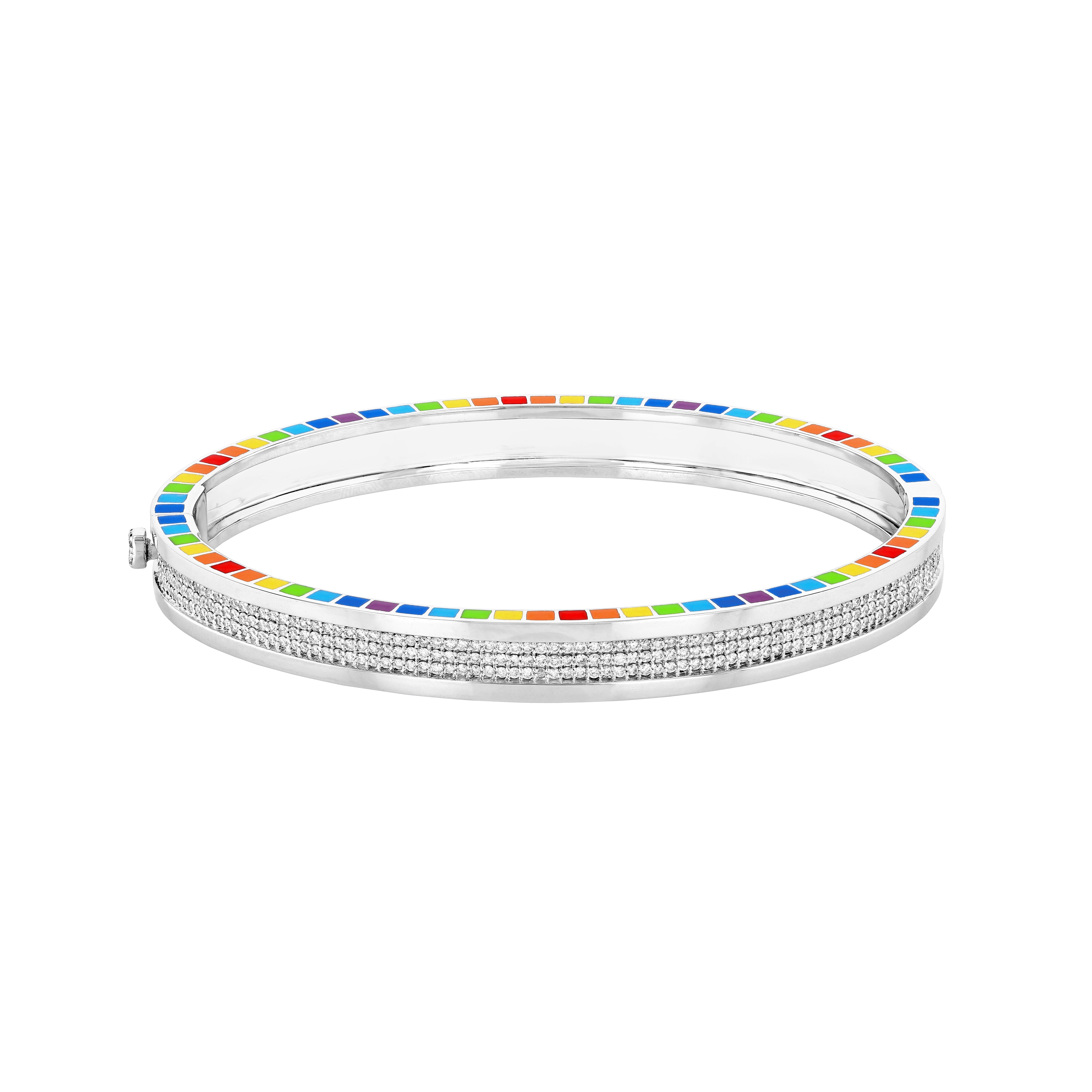 Me White Gold Diamond Bracelet