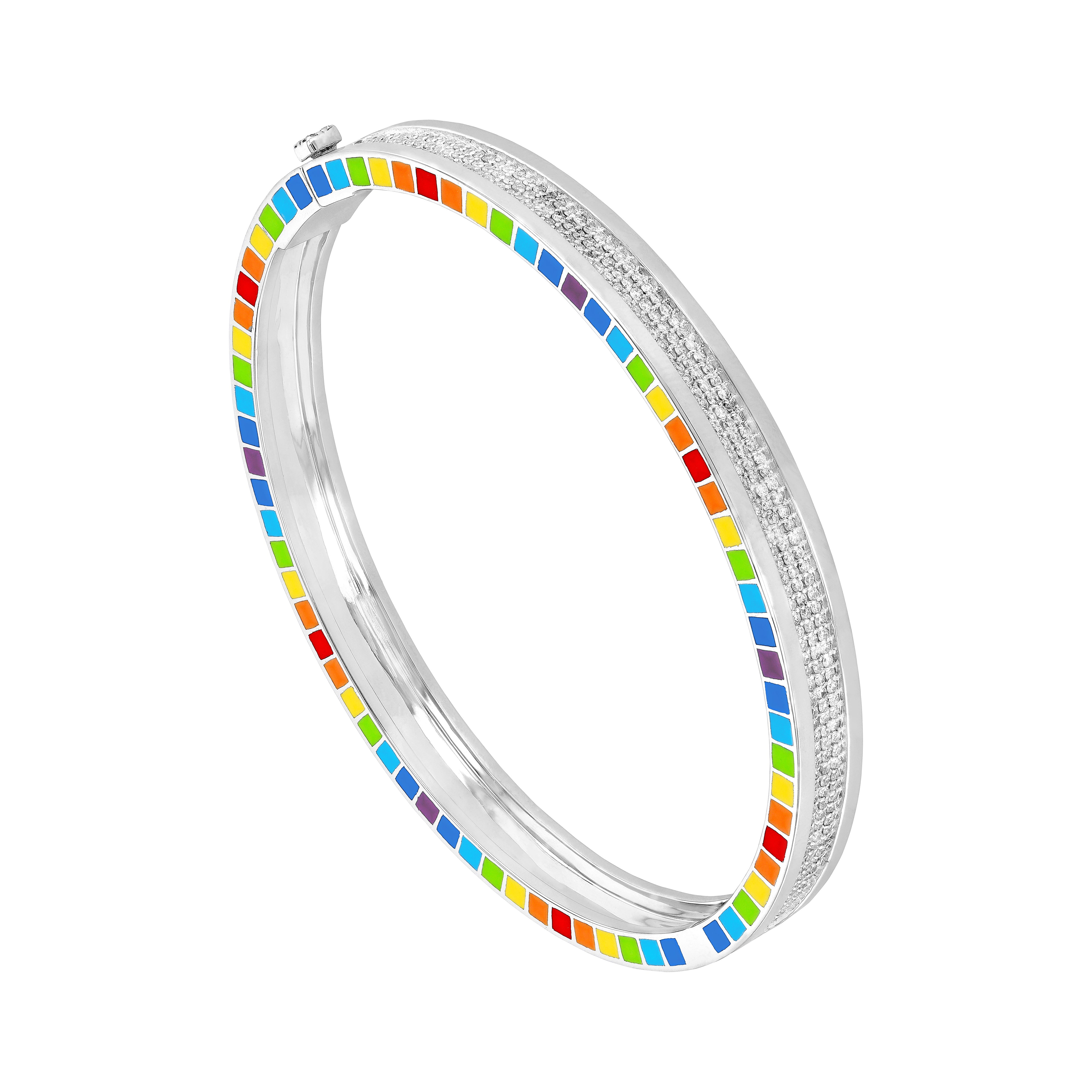 Me White Gold Diamond Bracelet — фото 3