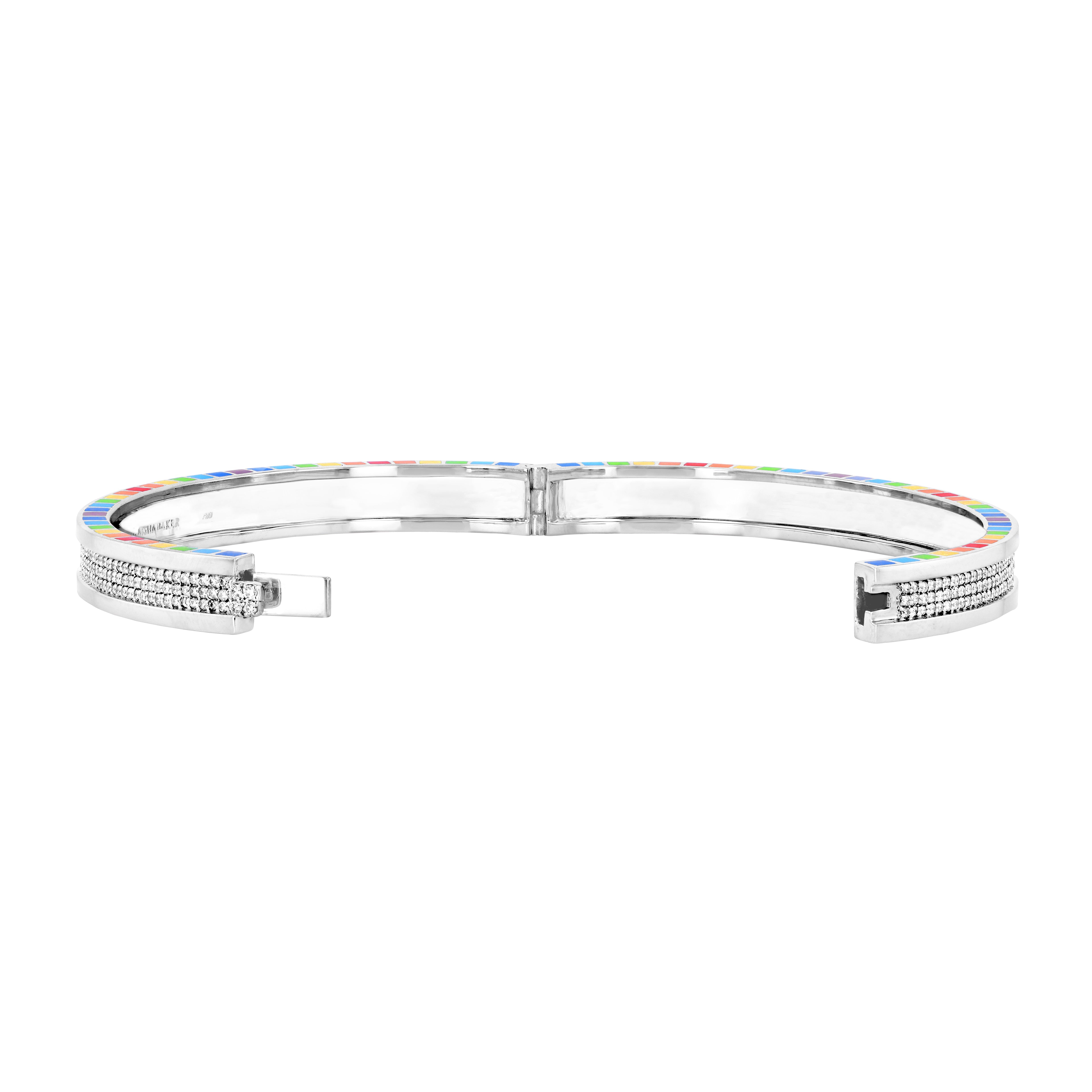 Me White Gold Diamond Bracelet — фото 5