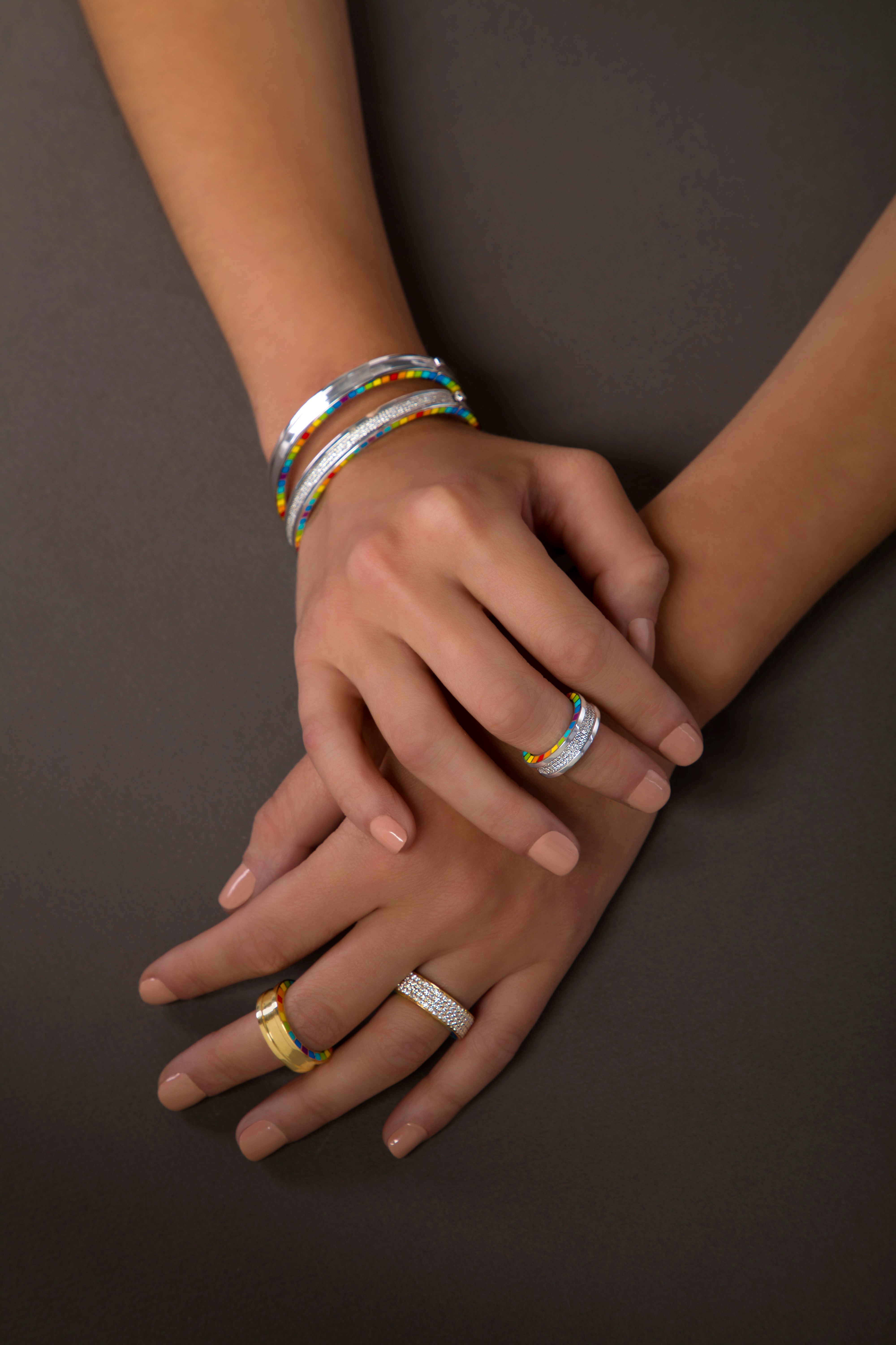 Me White Gold Diamond Bracelet — фото 7
