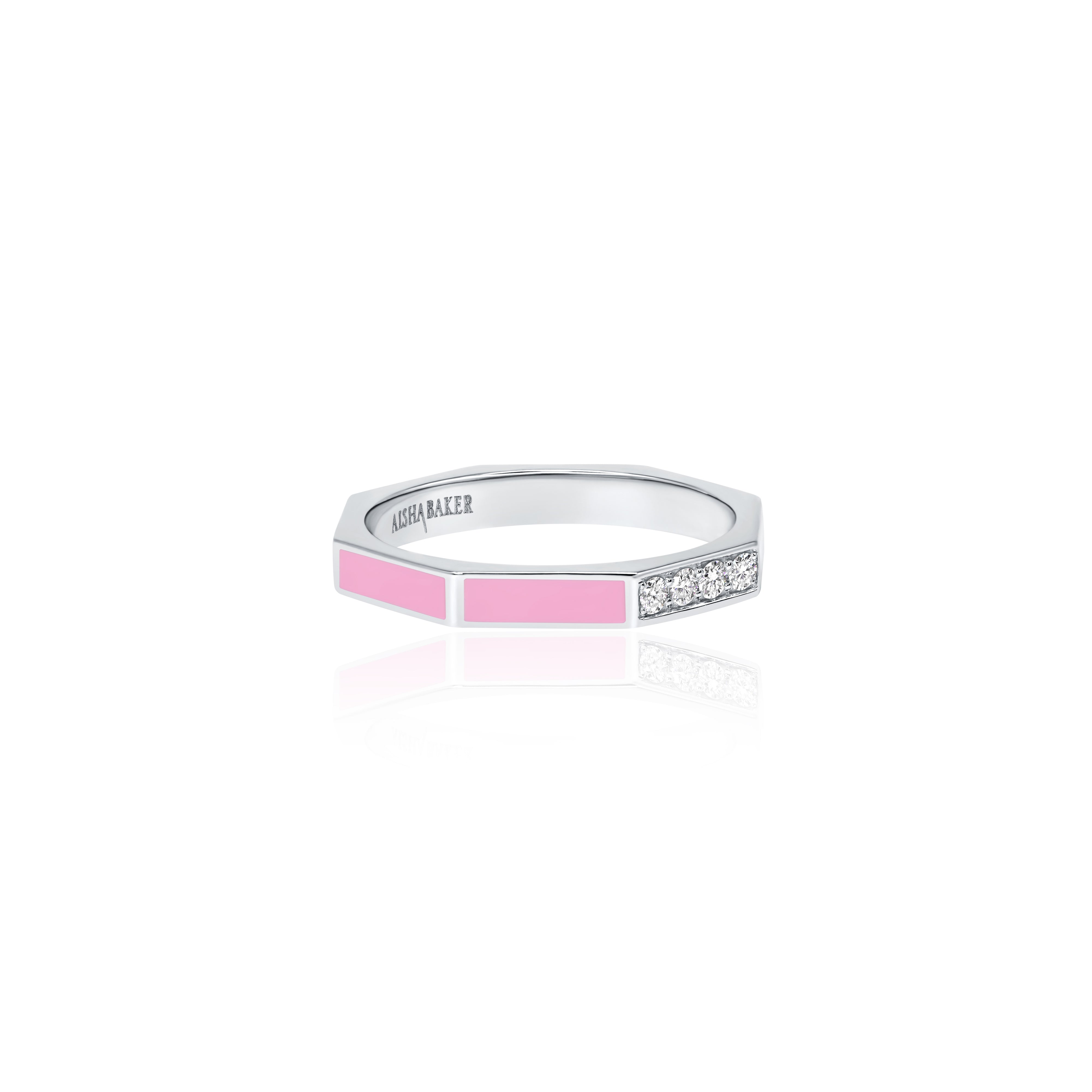 Fingers Crossed Pink White Gold — фото 3