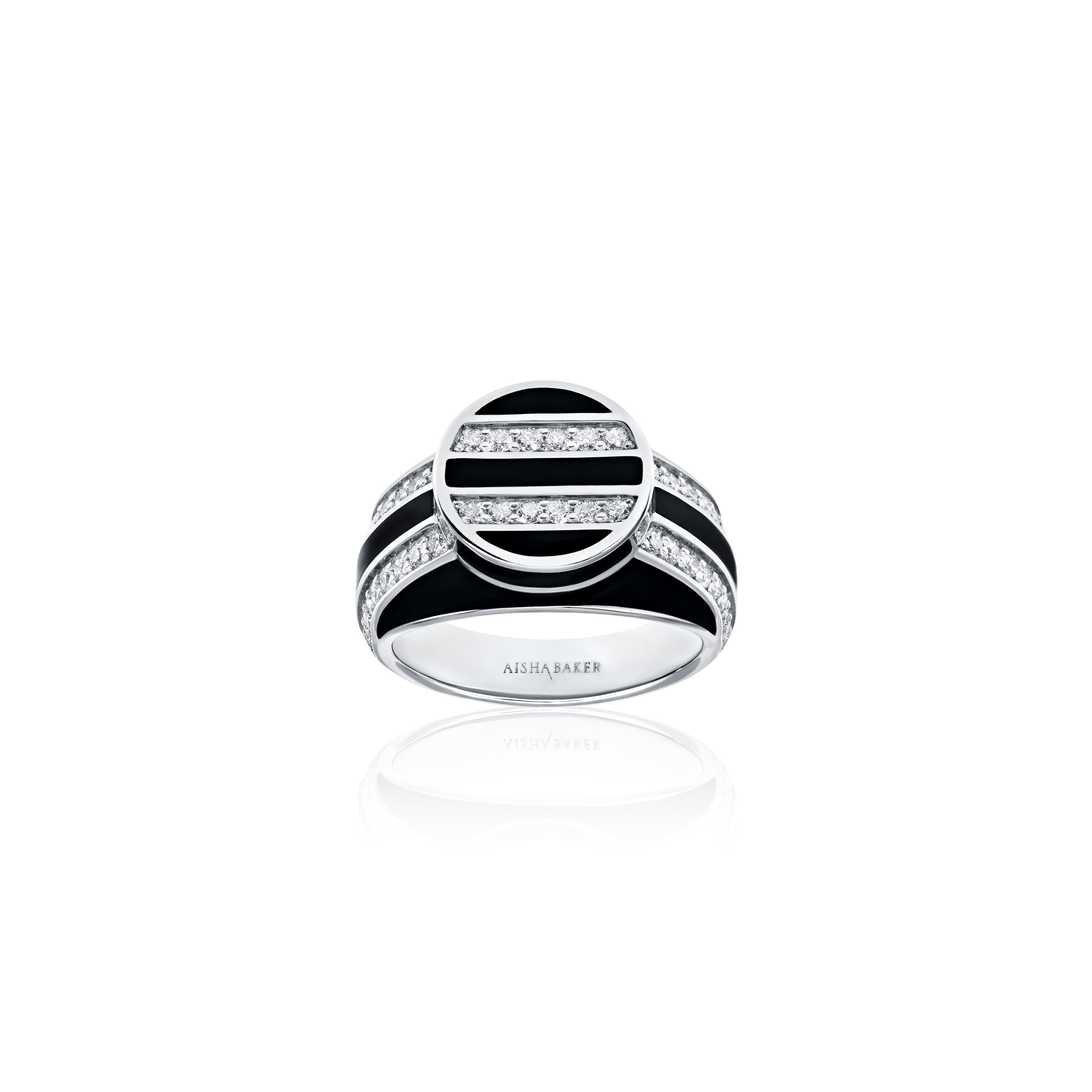 Signet Dreams Deco White Gold