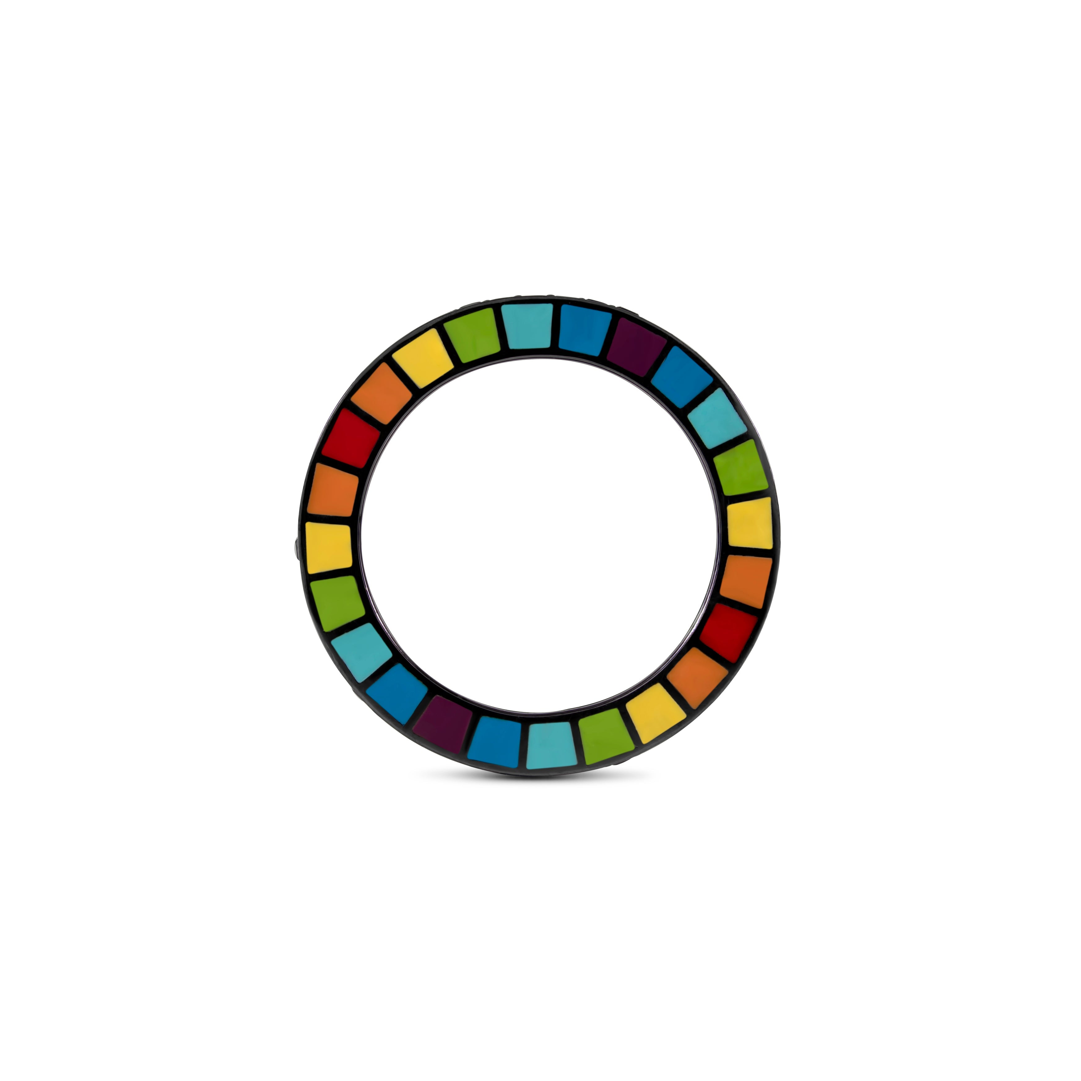 Me Wide Black Diamond Ring — фото 3