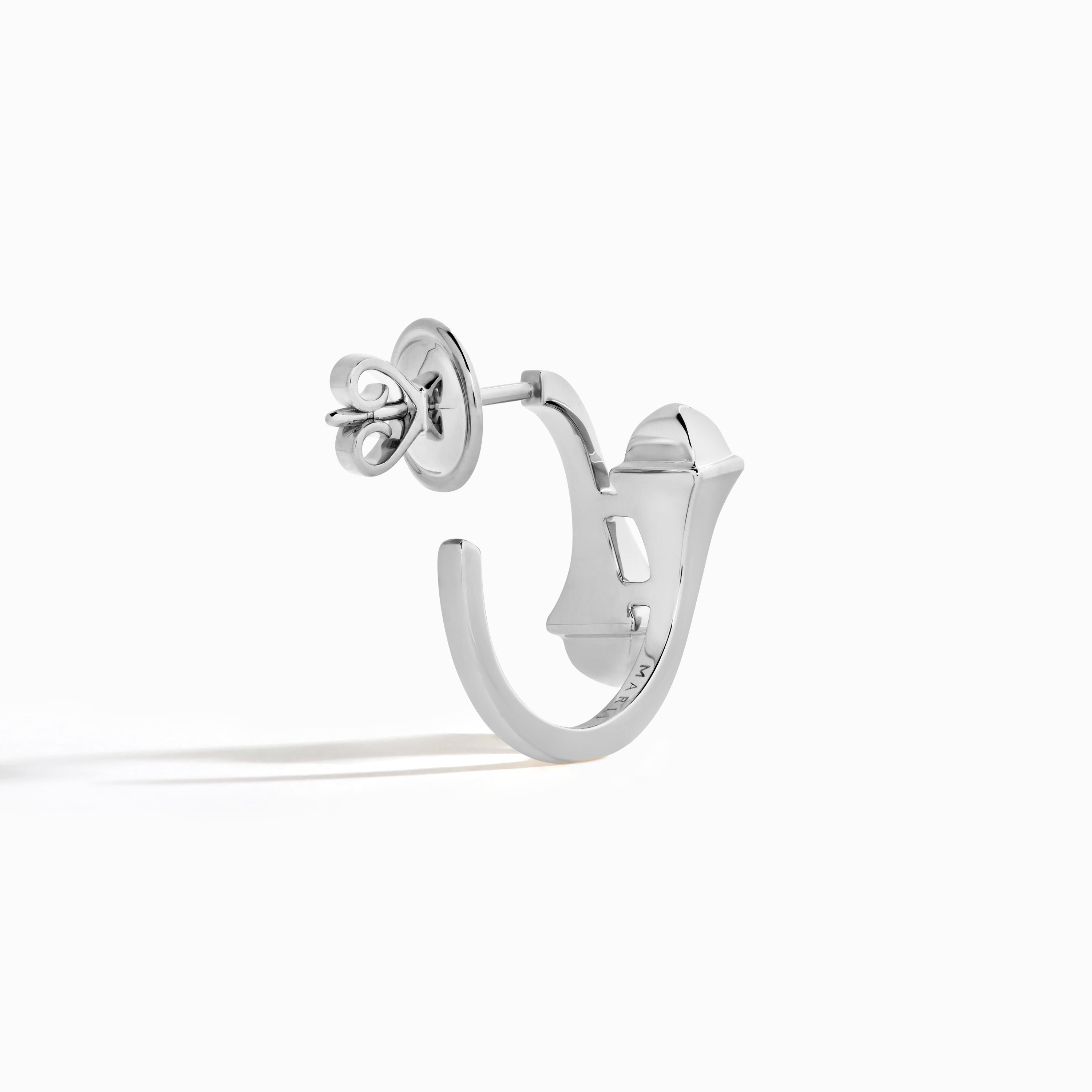 Cleo Full Gold Open Hoop Earrings — фото 3