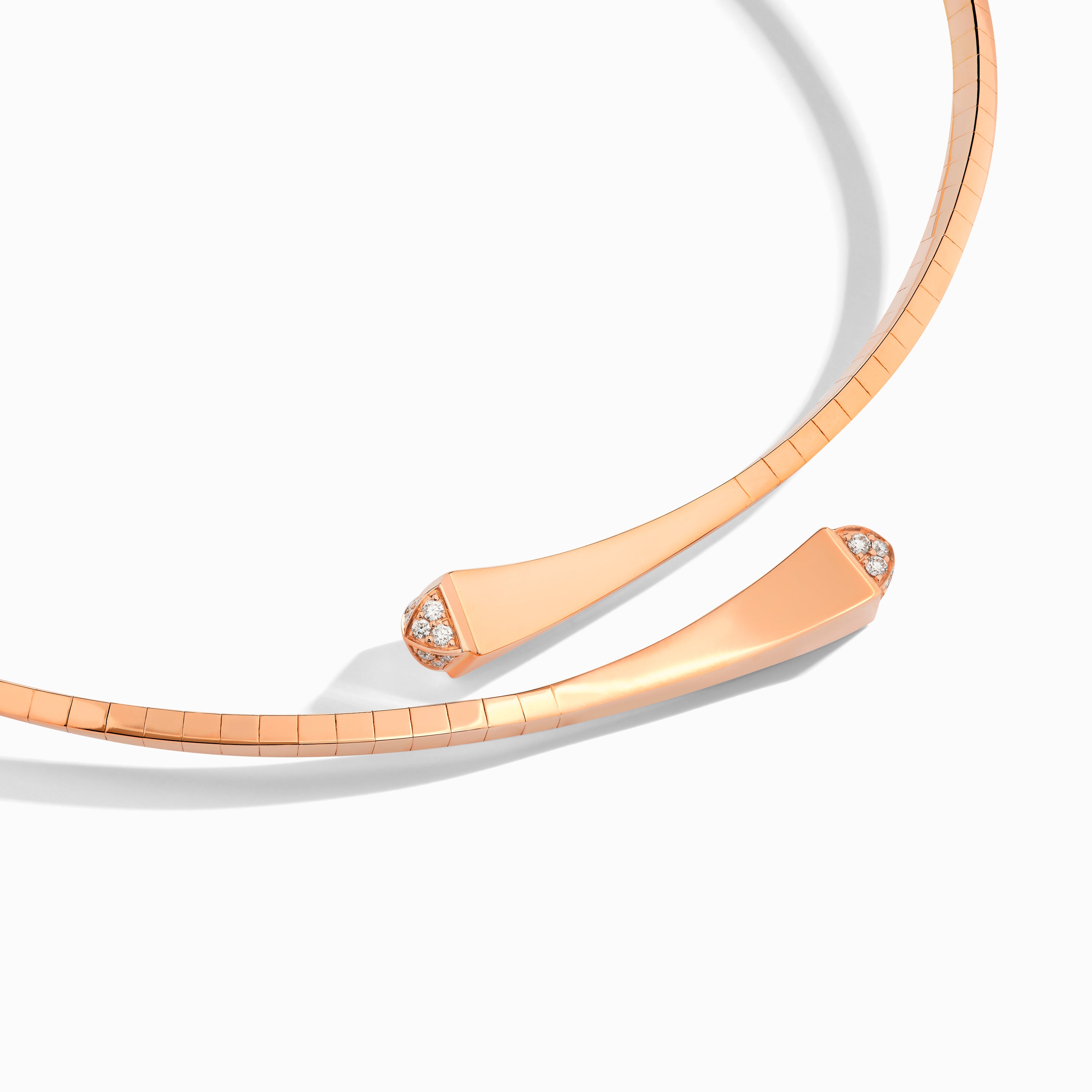 Cleo Gold Midi Choker with Diamond Pyramids — фото 2
