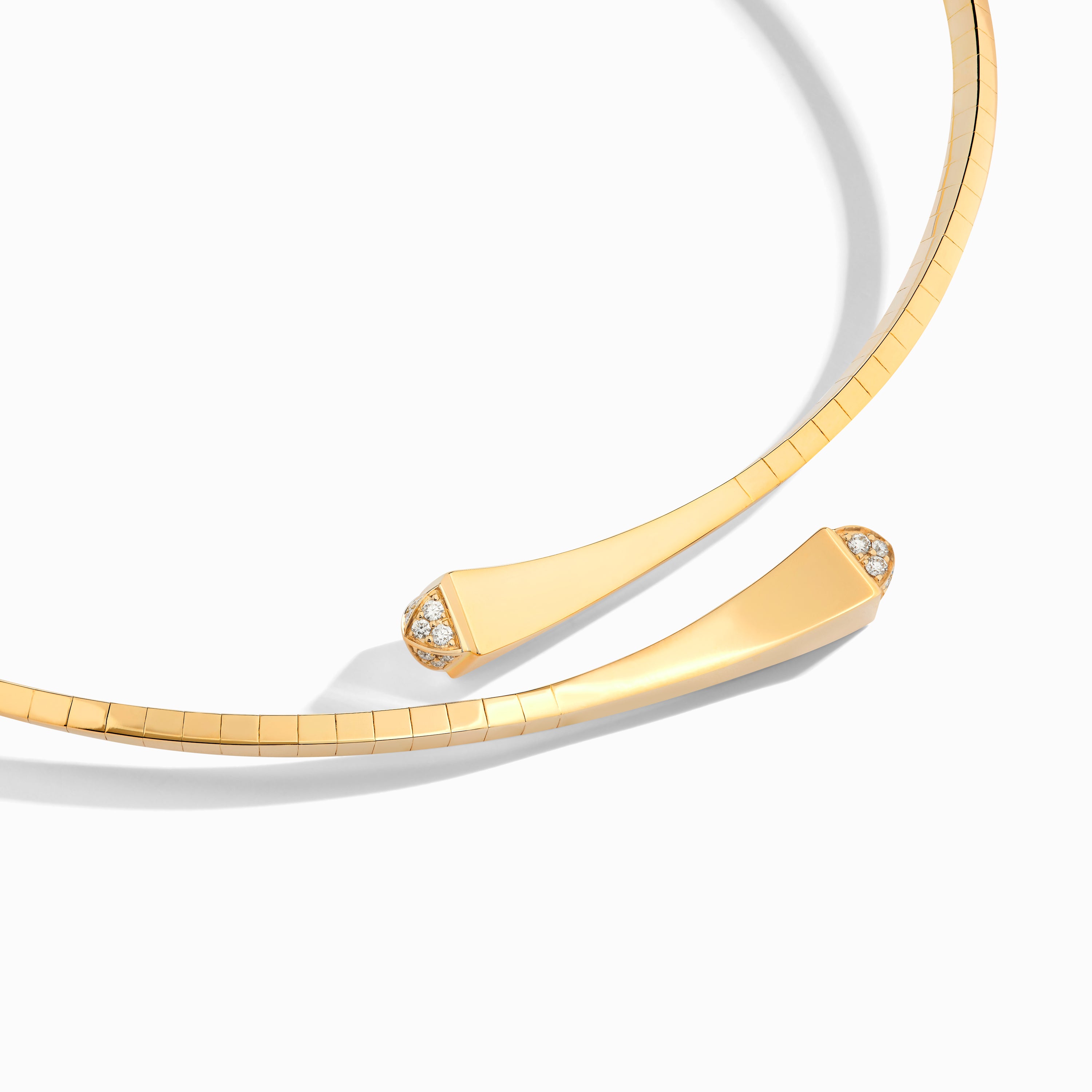 Cleo Gold Midi Choker with Diamond Pyramids — фото 5