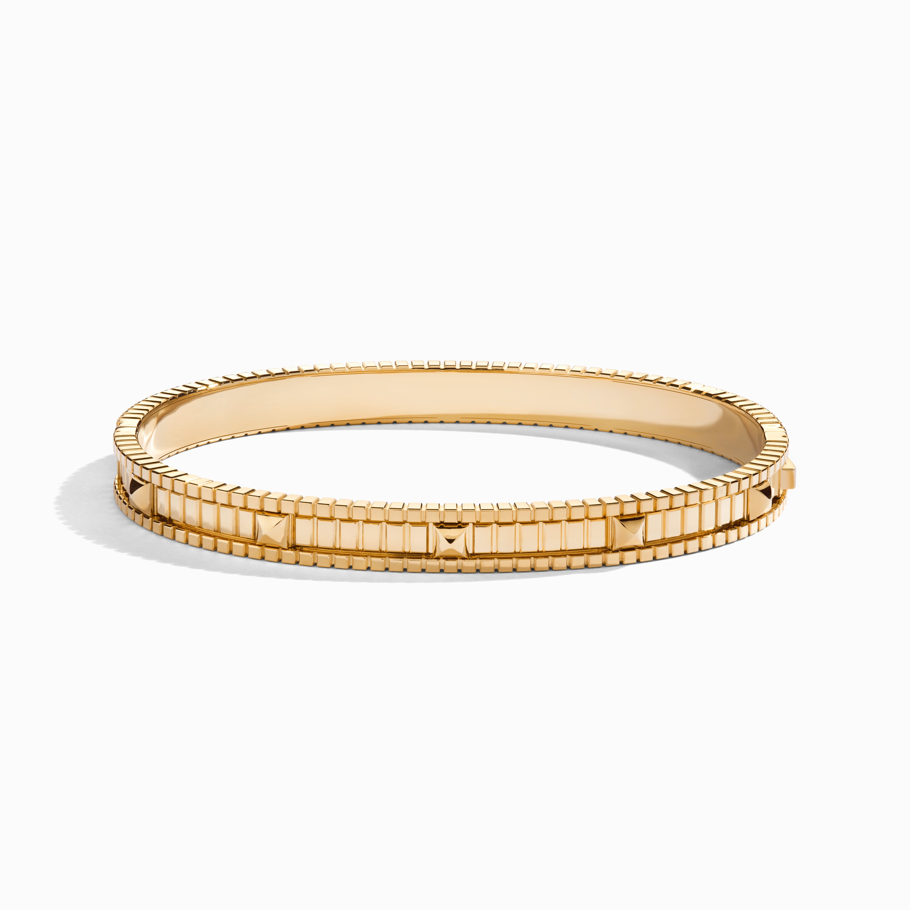 LIFE Gold Hinged Bangle — фото 4