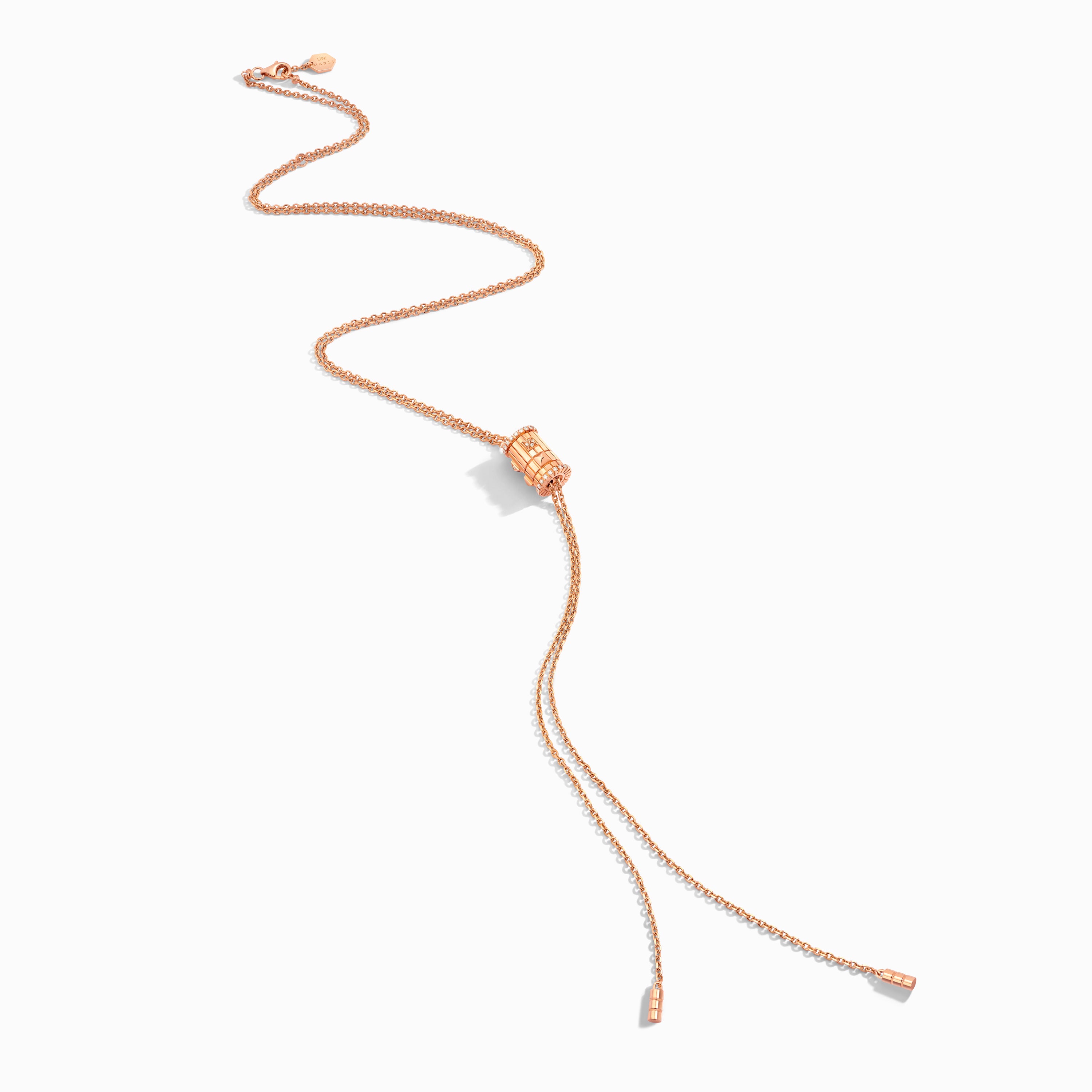 LIFE Full Diamond Spinning Cravat Necklace — фото 8