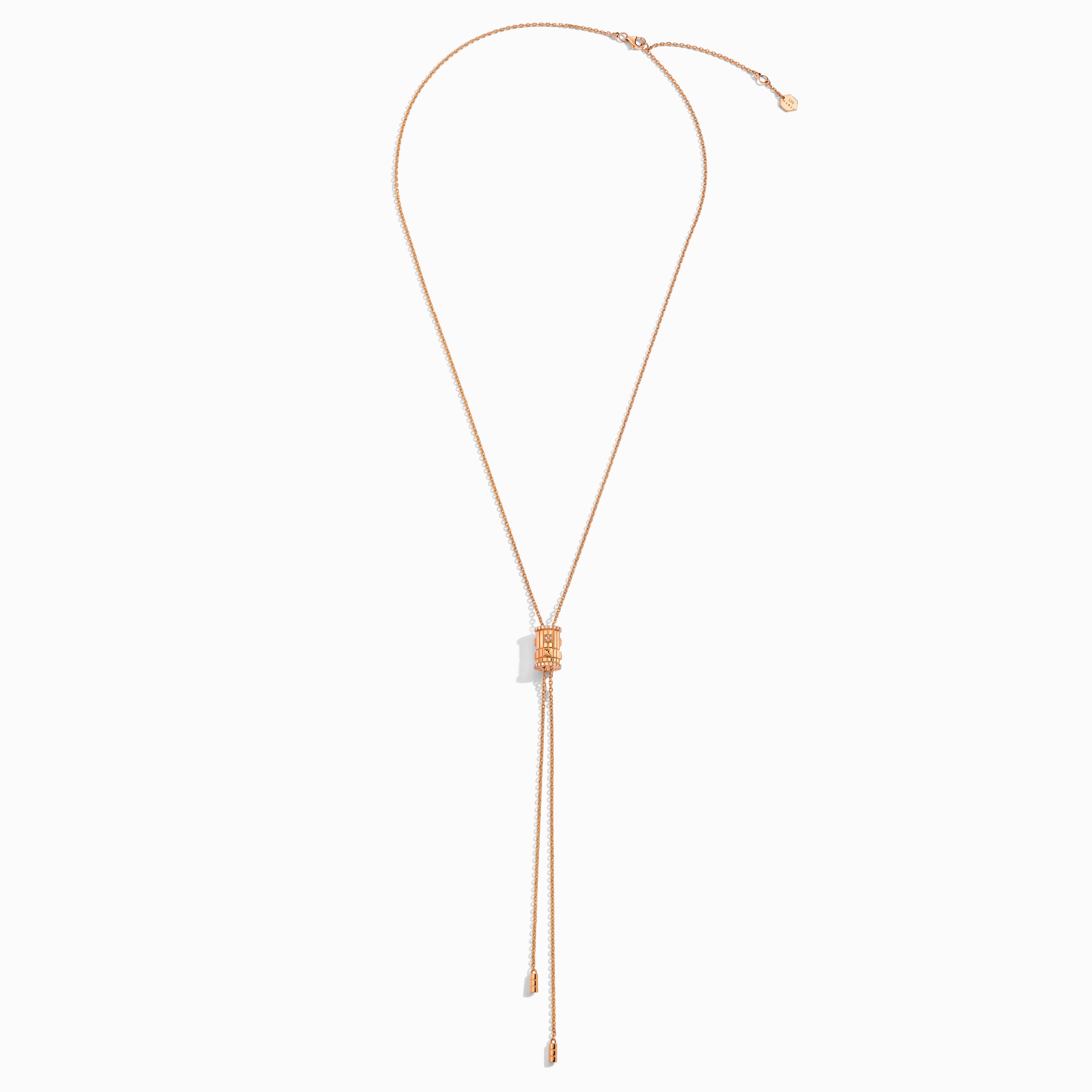 LIFE Full Diamond Spinning Cravat Necklace — фото 6