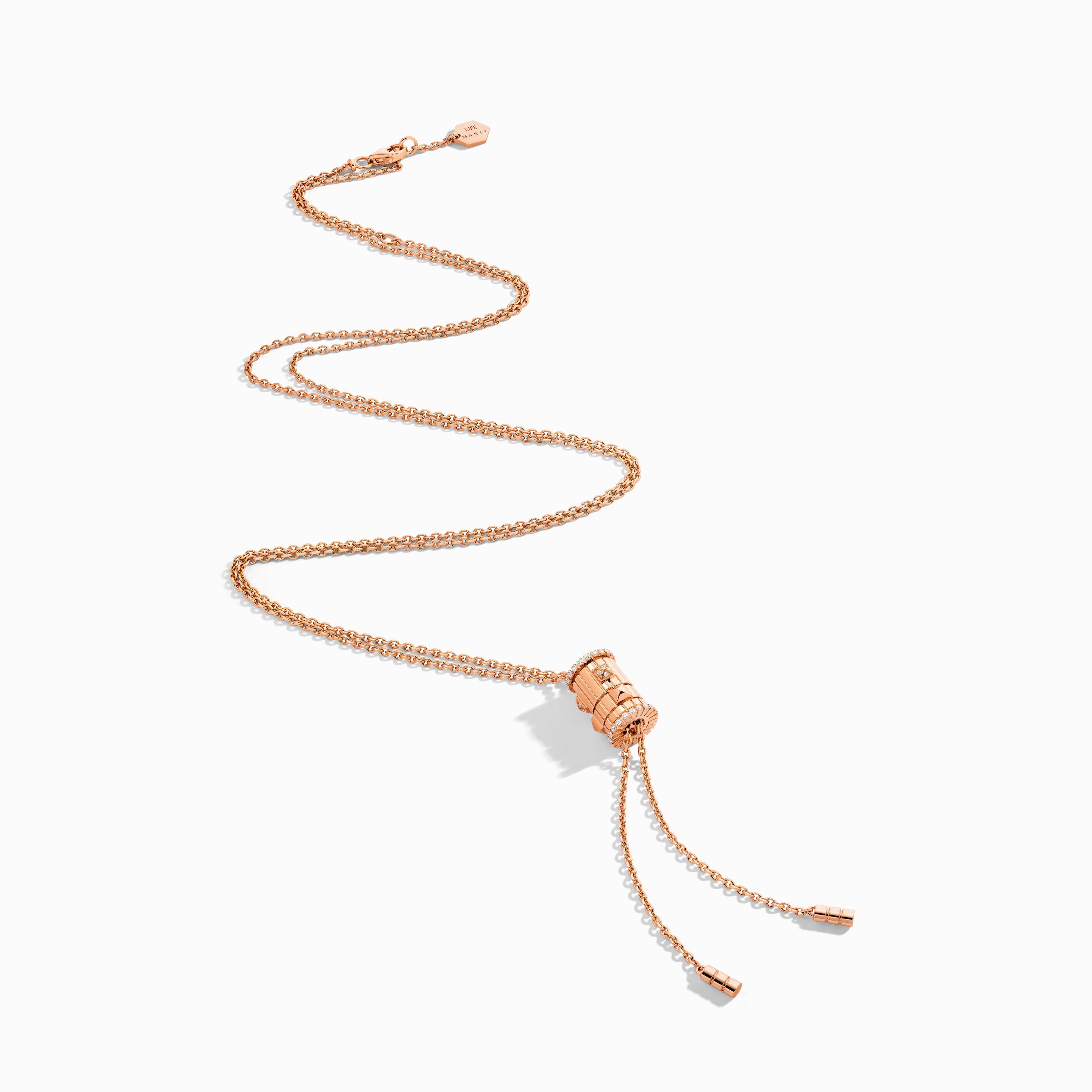 LIFE Full Diamond Spinning Cravat Necklace — фото 7