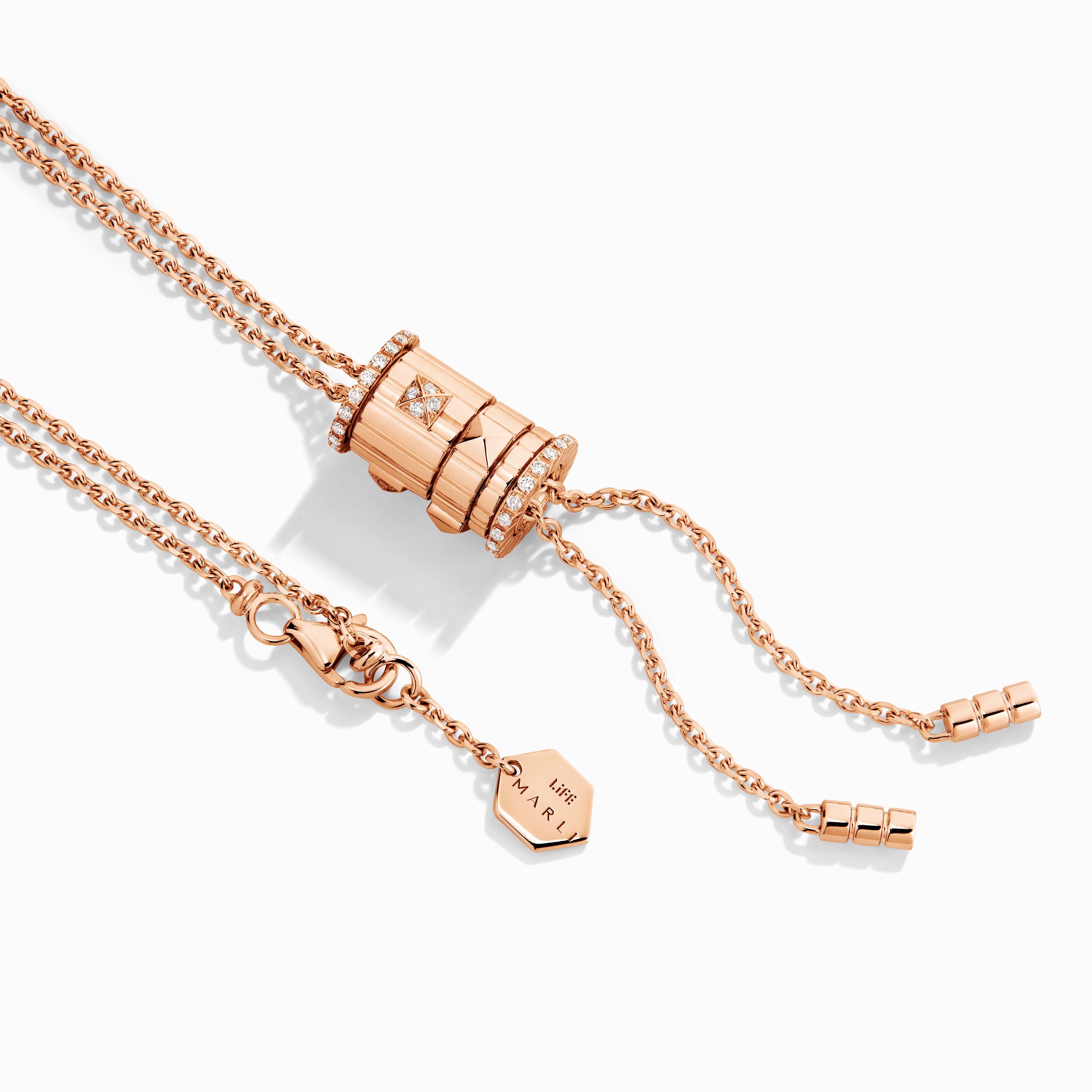 LIFE Full Diamond Spinning Cravat Necklace — фото 5