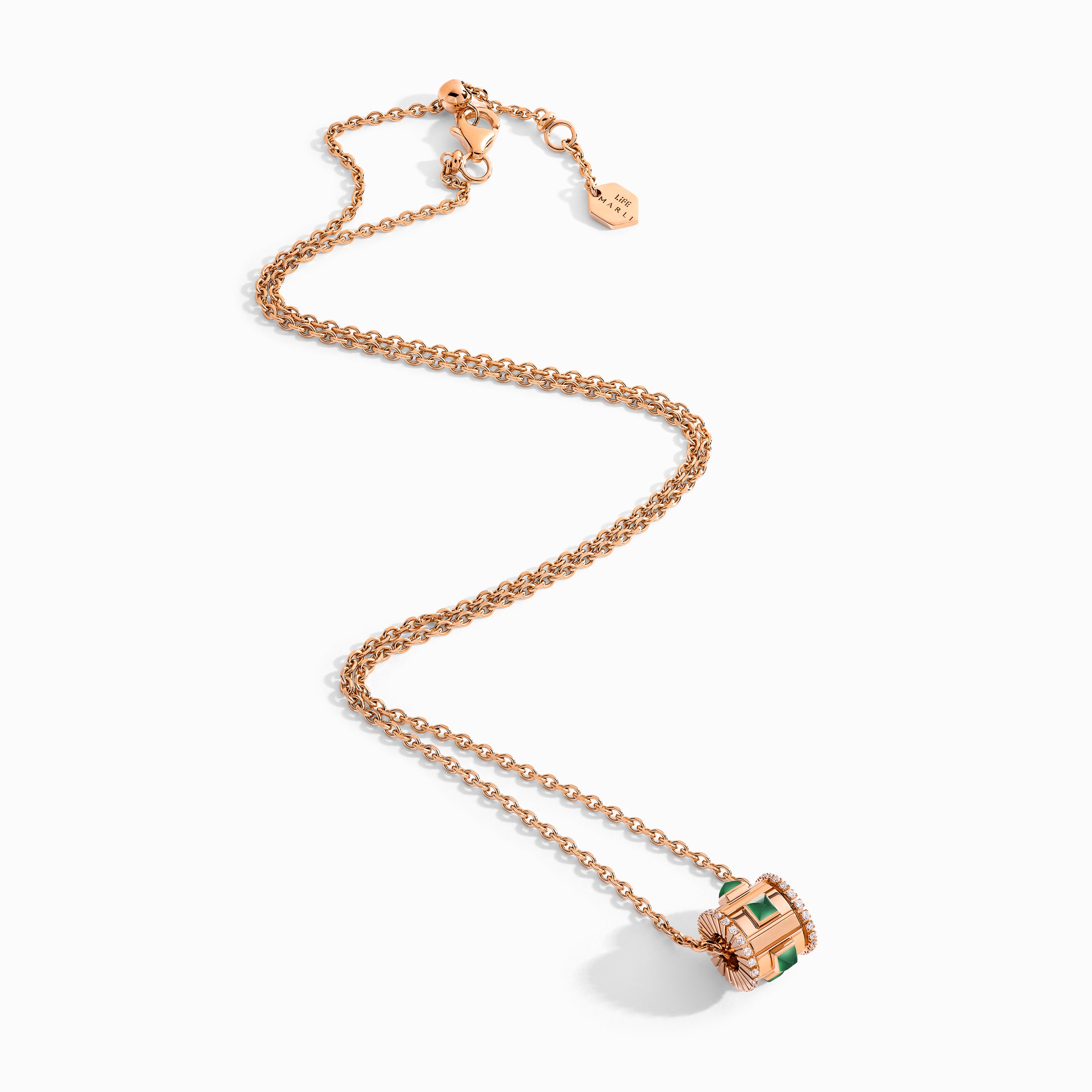 LIFE Diamond Spinning Pendant Necklace — фото 10