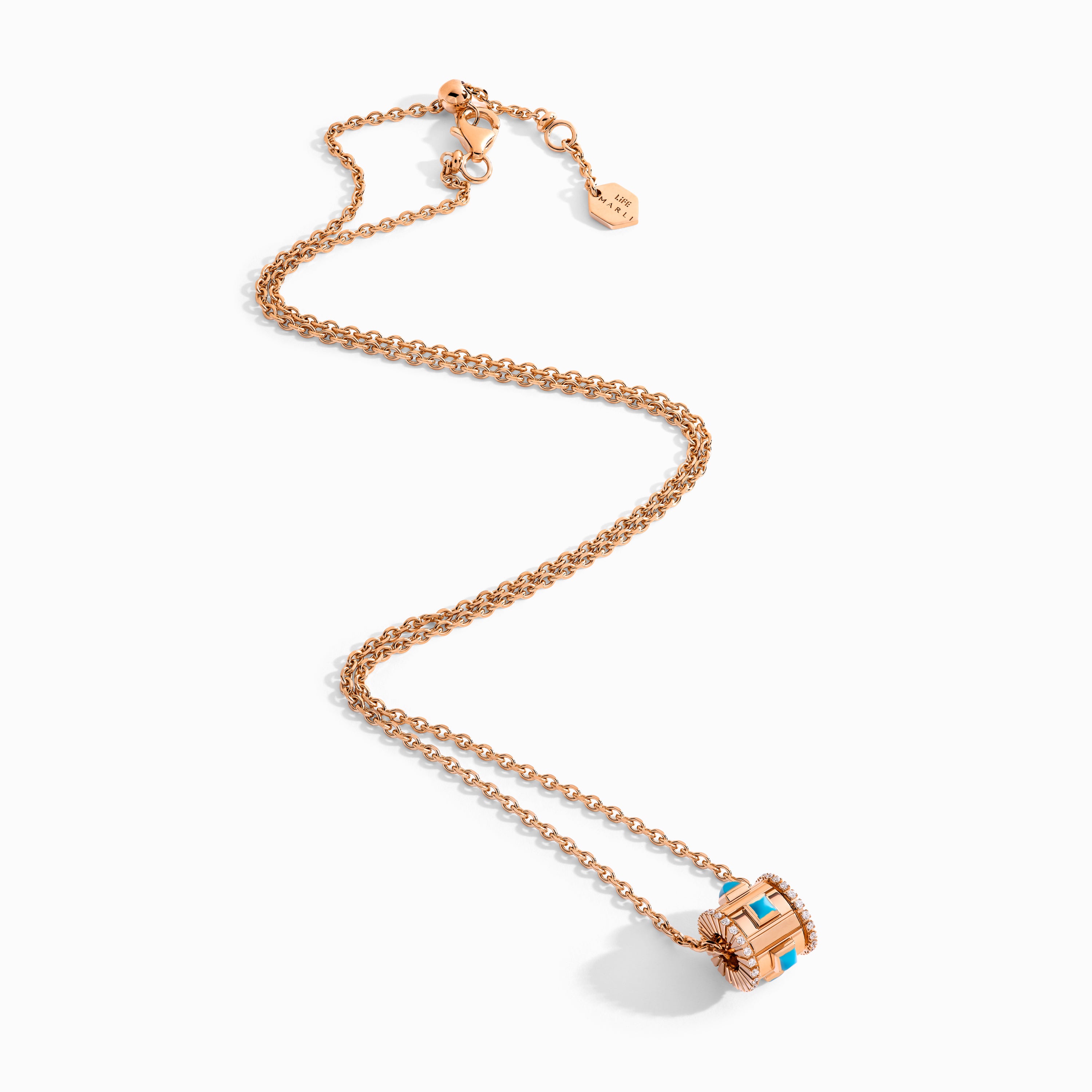 LIFE Diamond Spinning Pendant Necklace — фото 8
