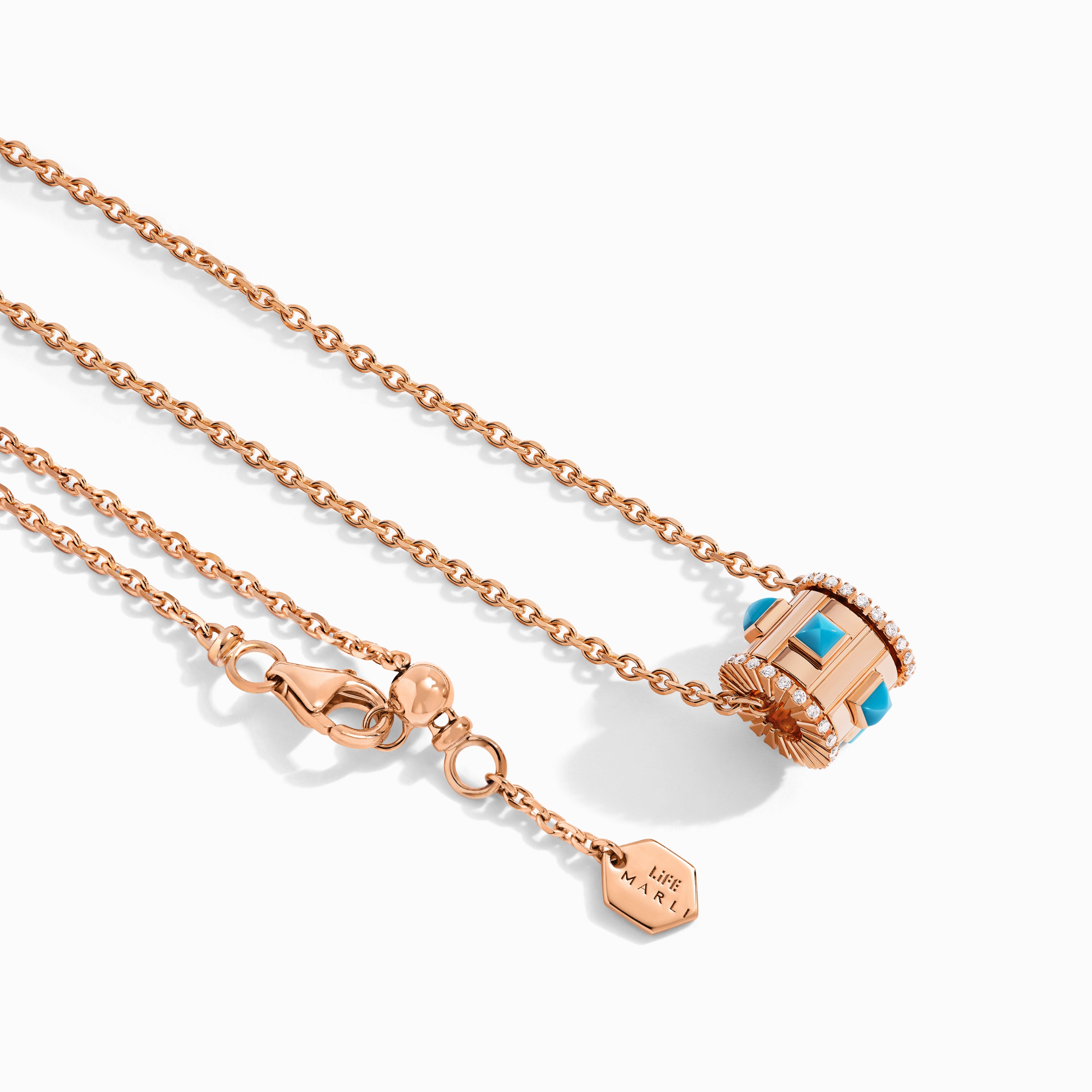 LIFE Diamond Spinning Pendant Necklace — фото 6
