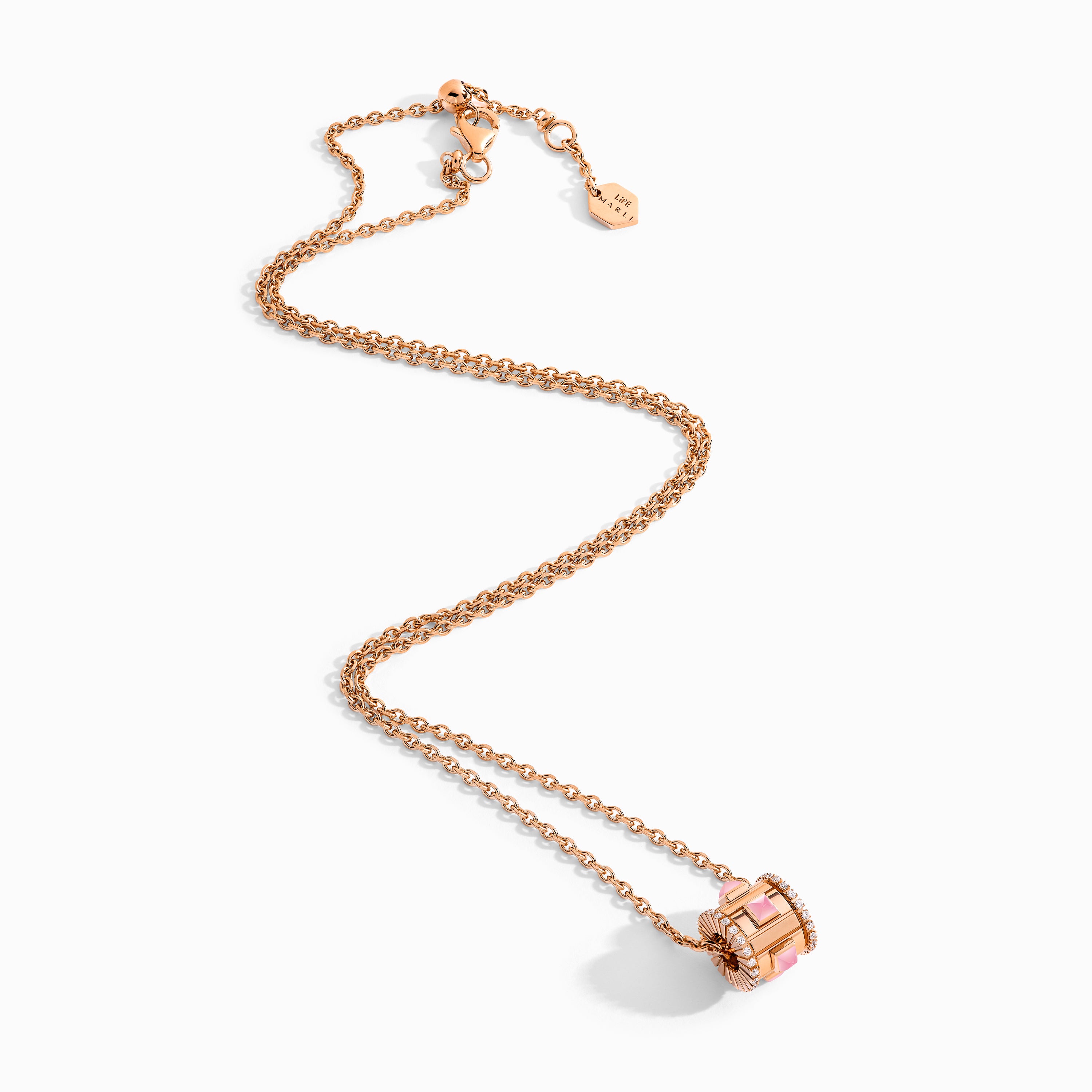 LIFE Diamond Spinning Pendant Necklace — фото 9
