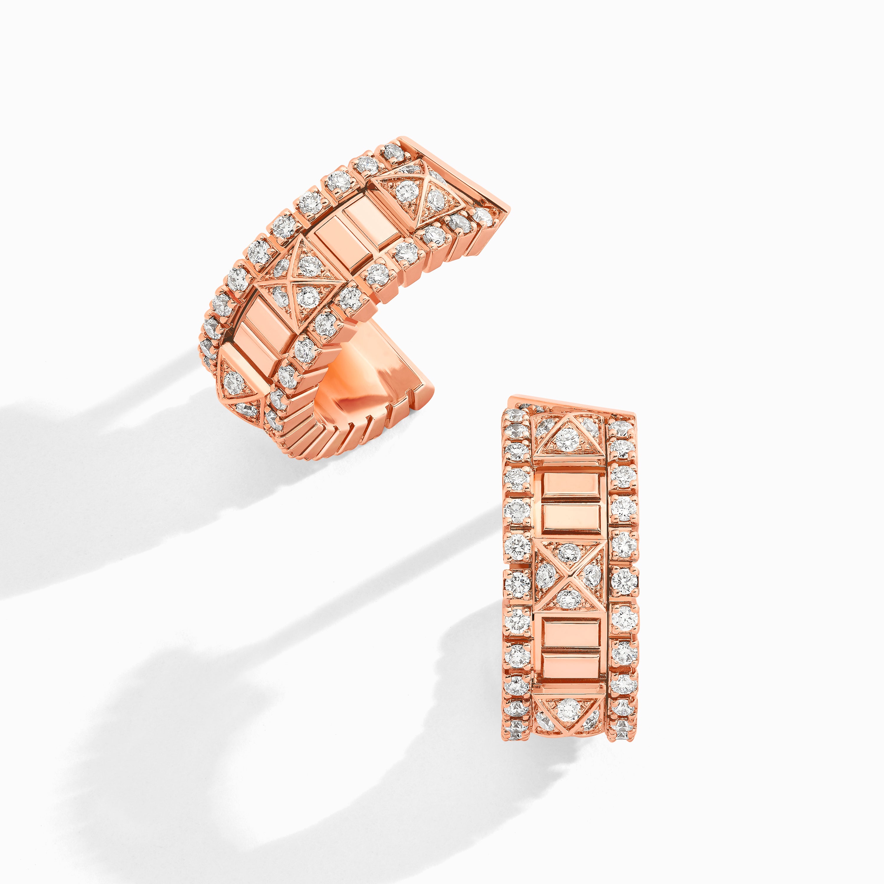 LIFE Full Diamond Mini Hoop Earrings — фото 8