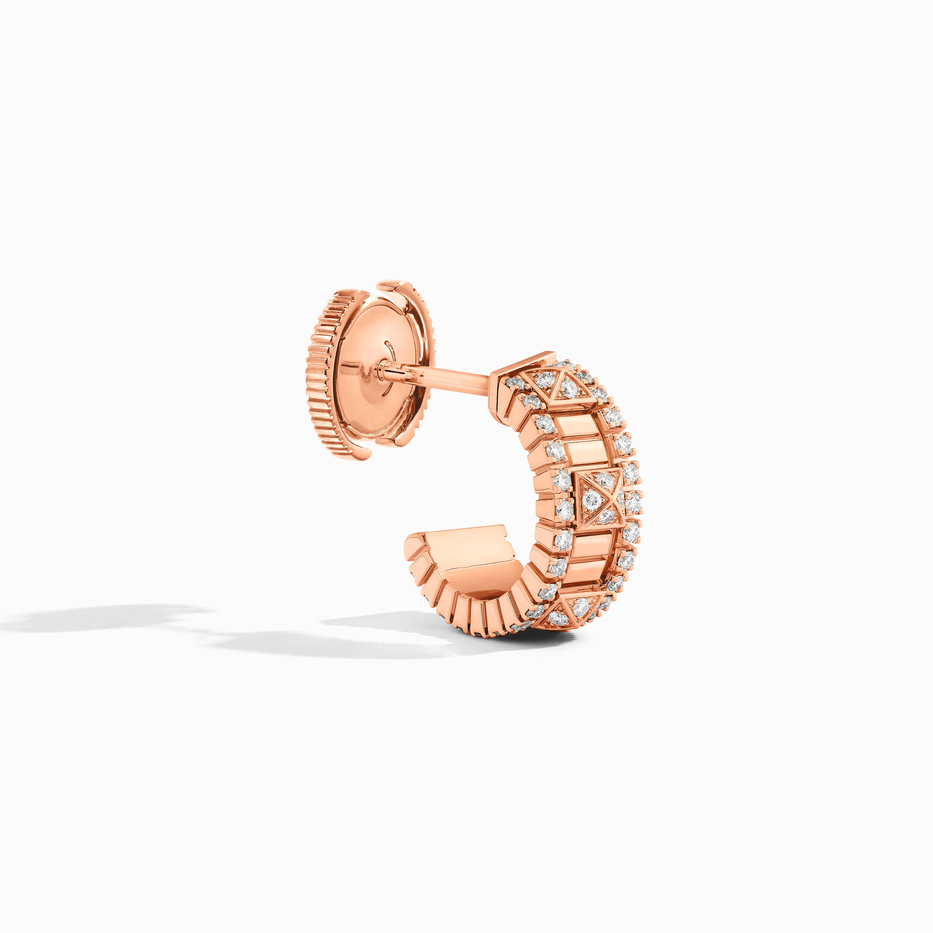 LIFE Full Diamond Mini Hoop Earrings — фото 9