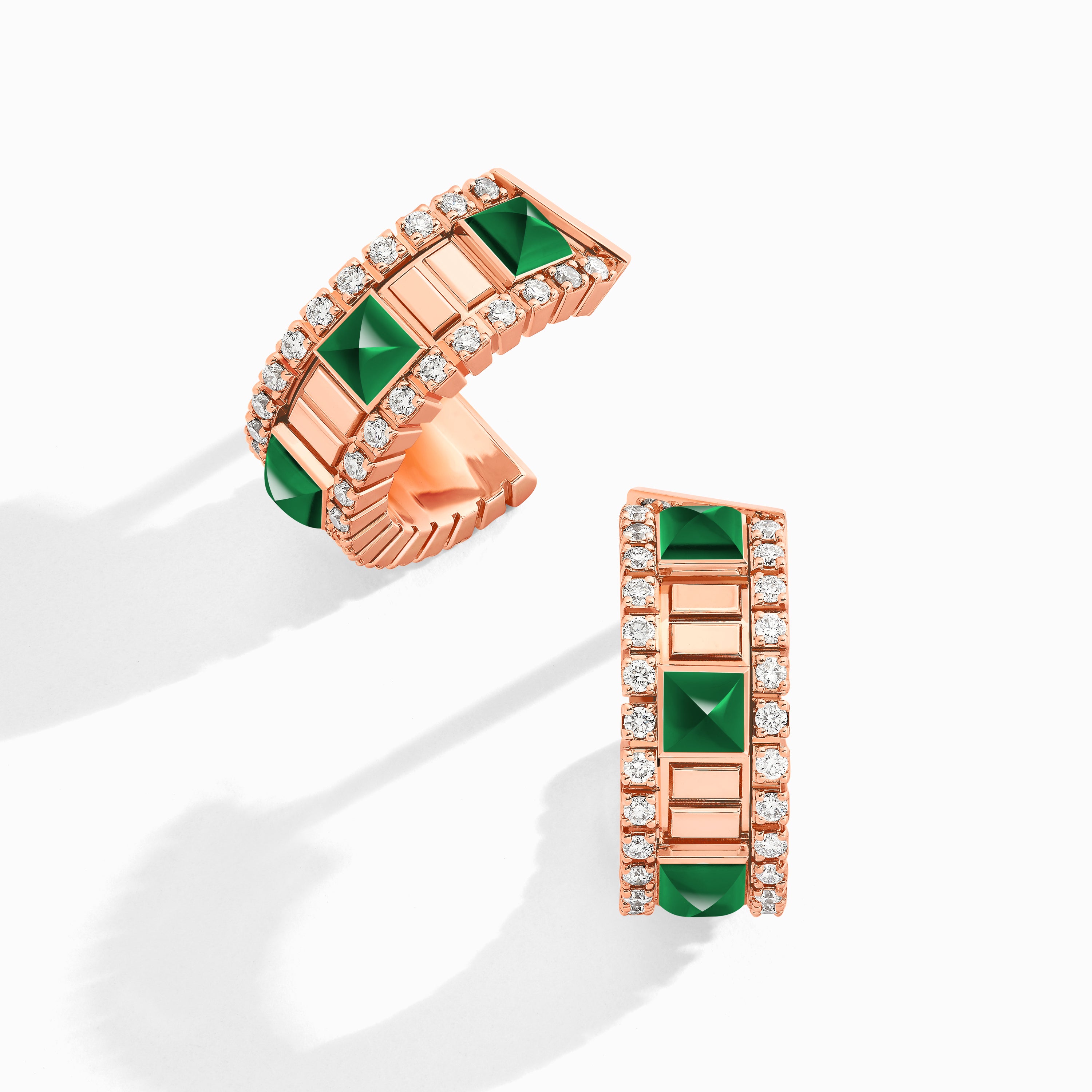 LIFE Diamond Mini Hoop Earrings — фото 9