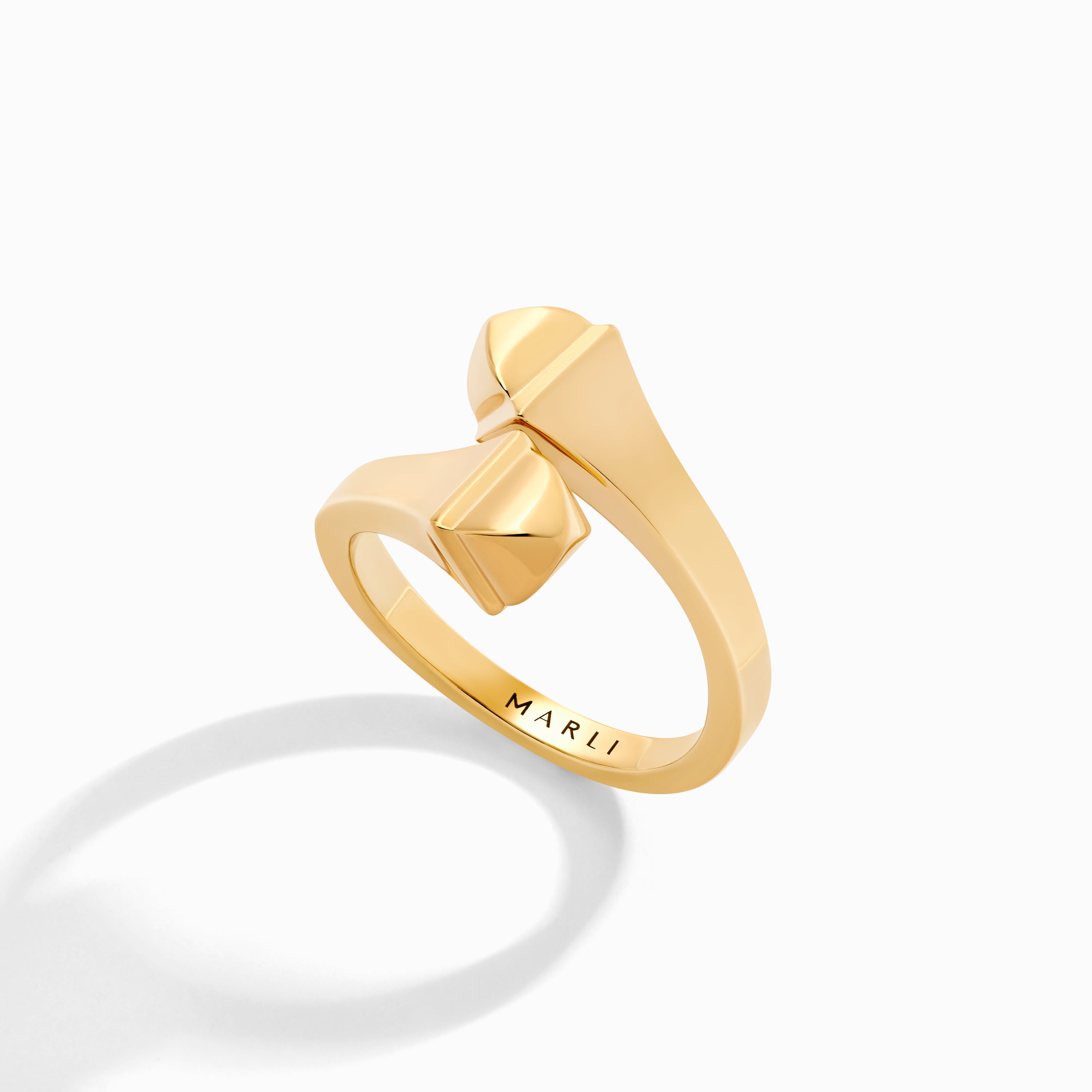 Cleo Full Gold Midi Ring — фото 4
