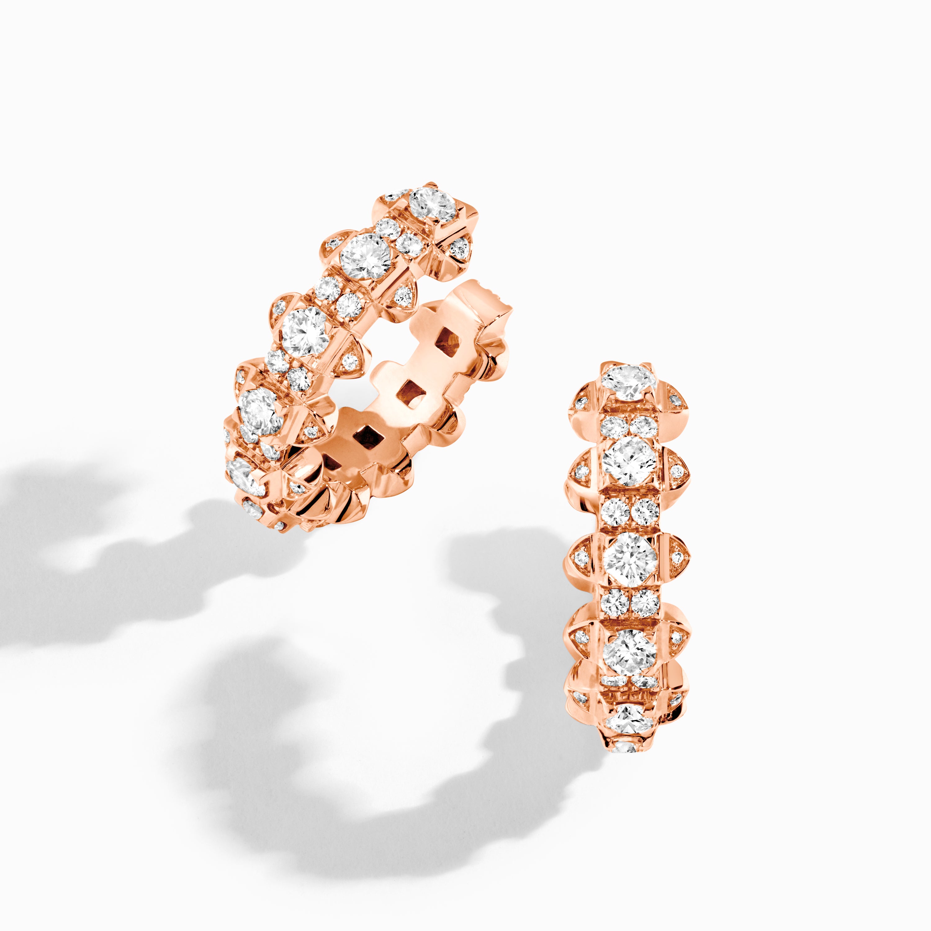 Tip-Top Full Diamond Small Hoop Earrings — фото 5
