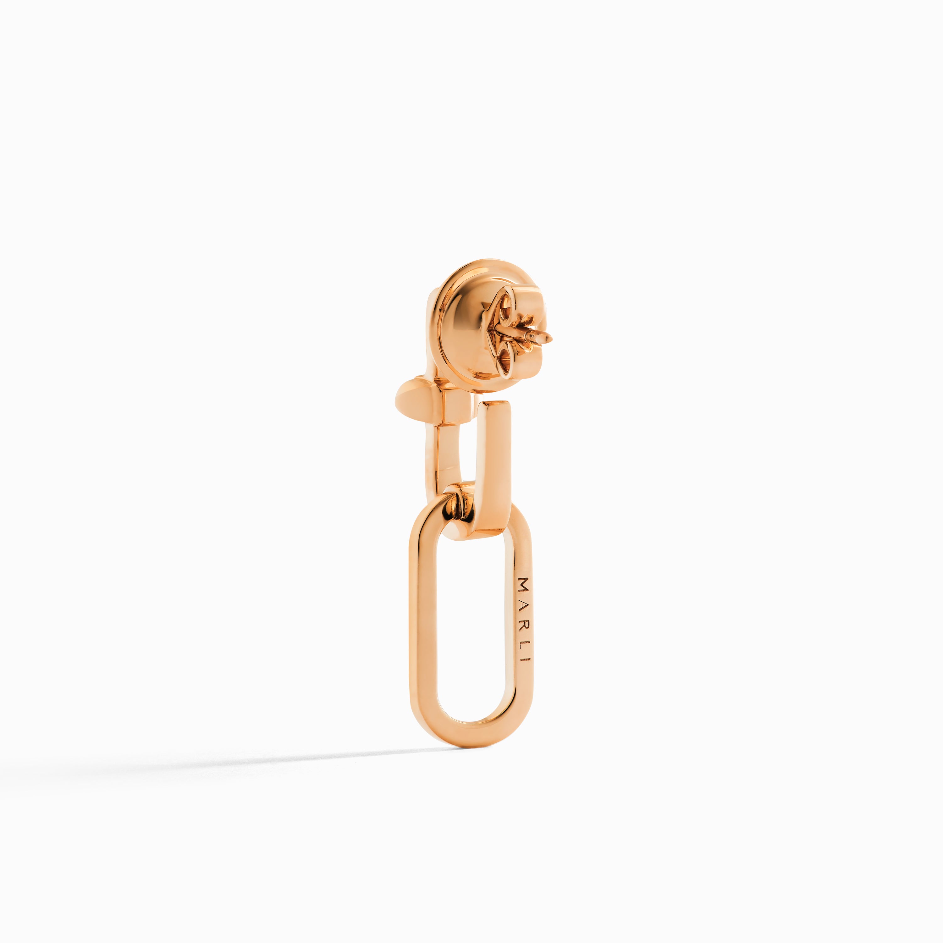 Tip-Top Link Gold Drop Earrings — фото 7