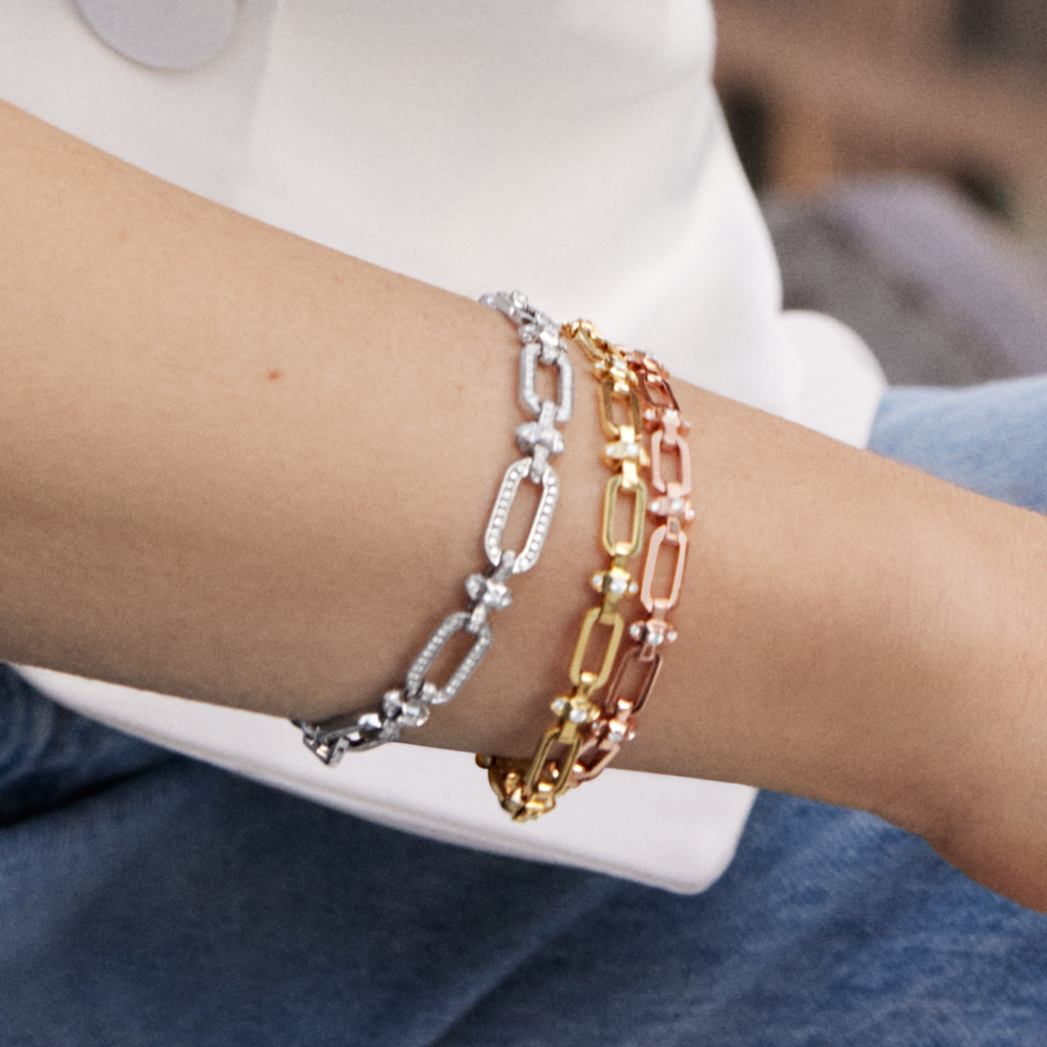 Tip-Top Link Gold Bracelet — фото 5