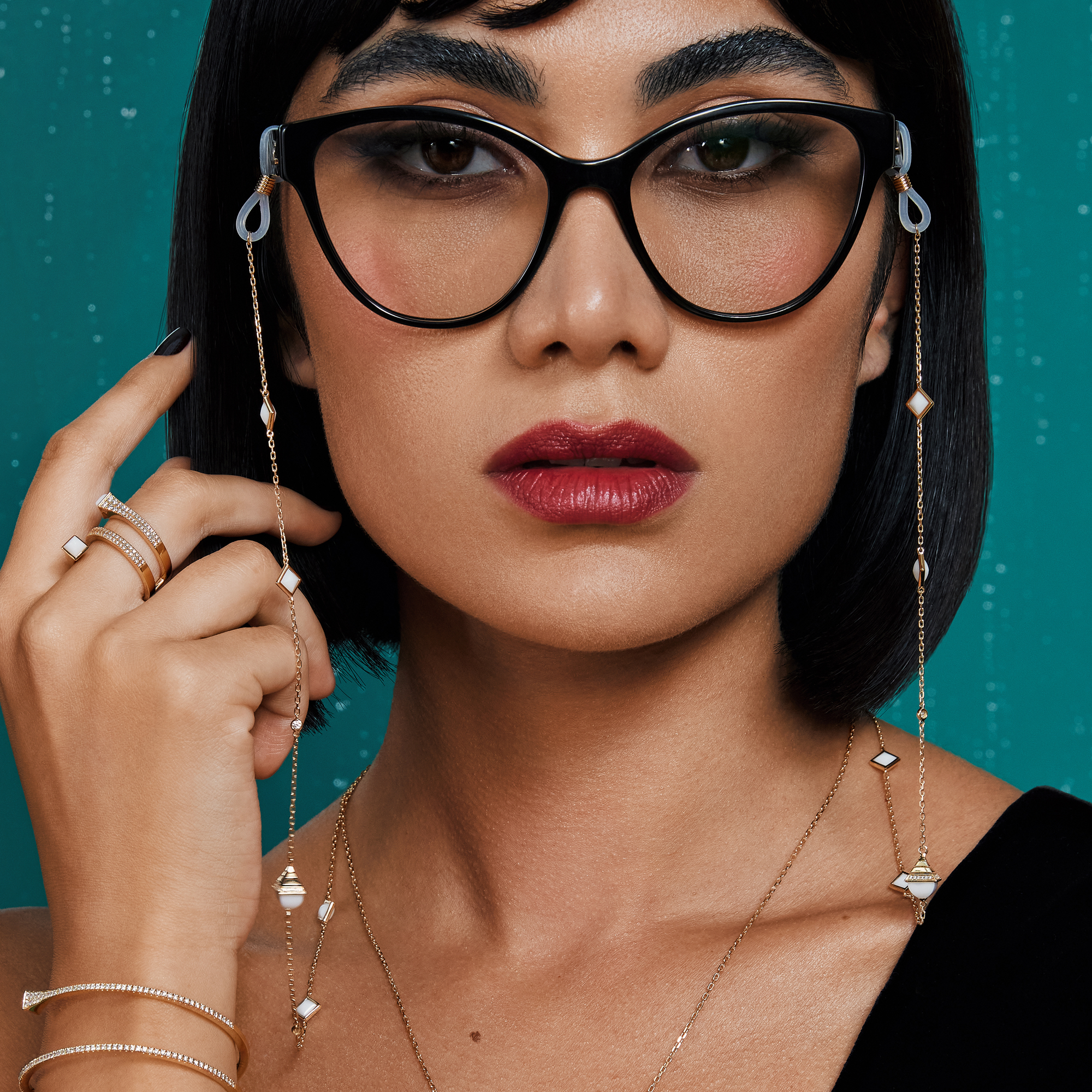 Cleo Convertible Long Necklace / Eye Glass Chain — фото 5