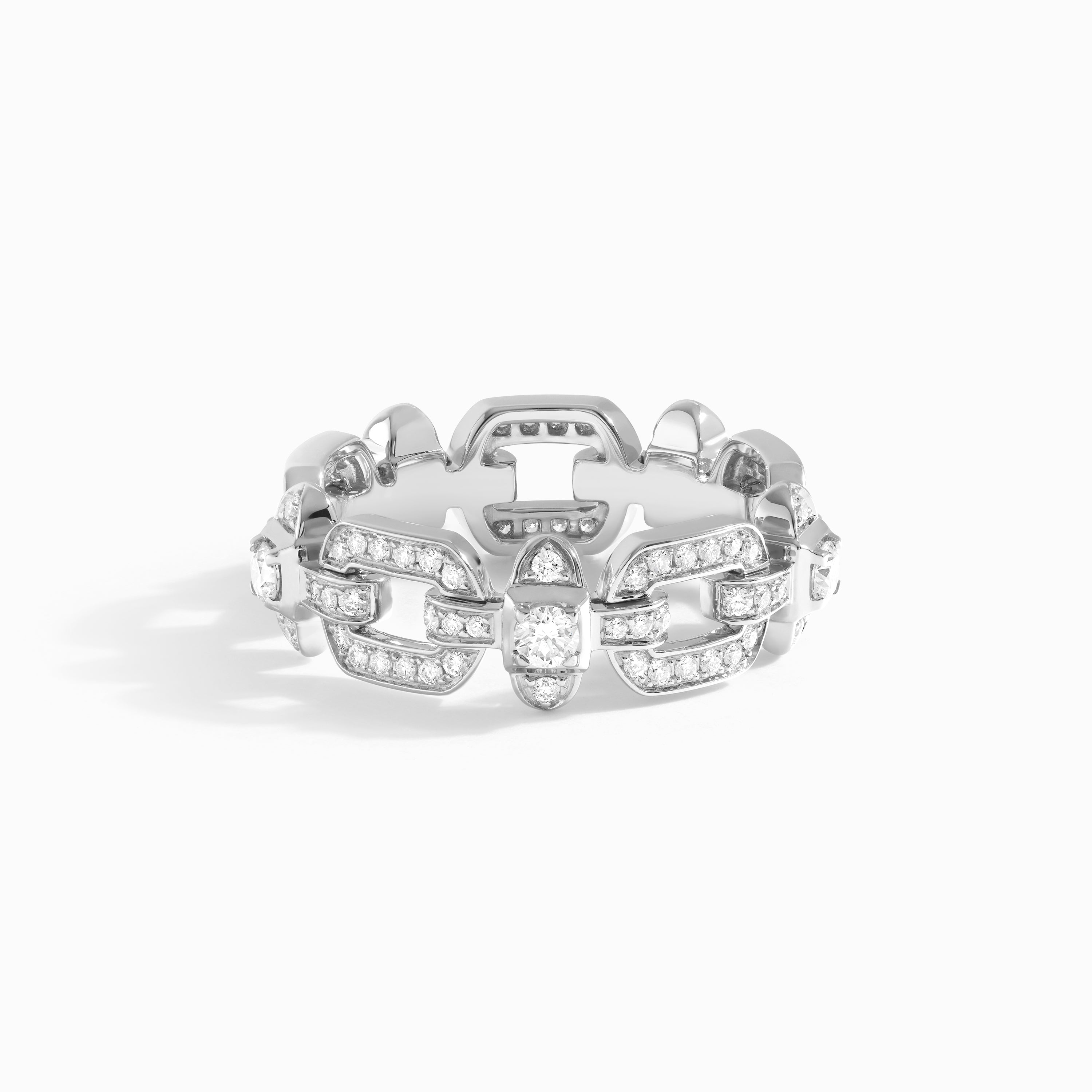 Tip-Top Link Full Diamond Ring — фото 3