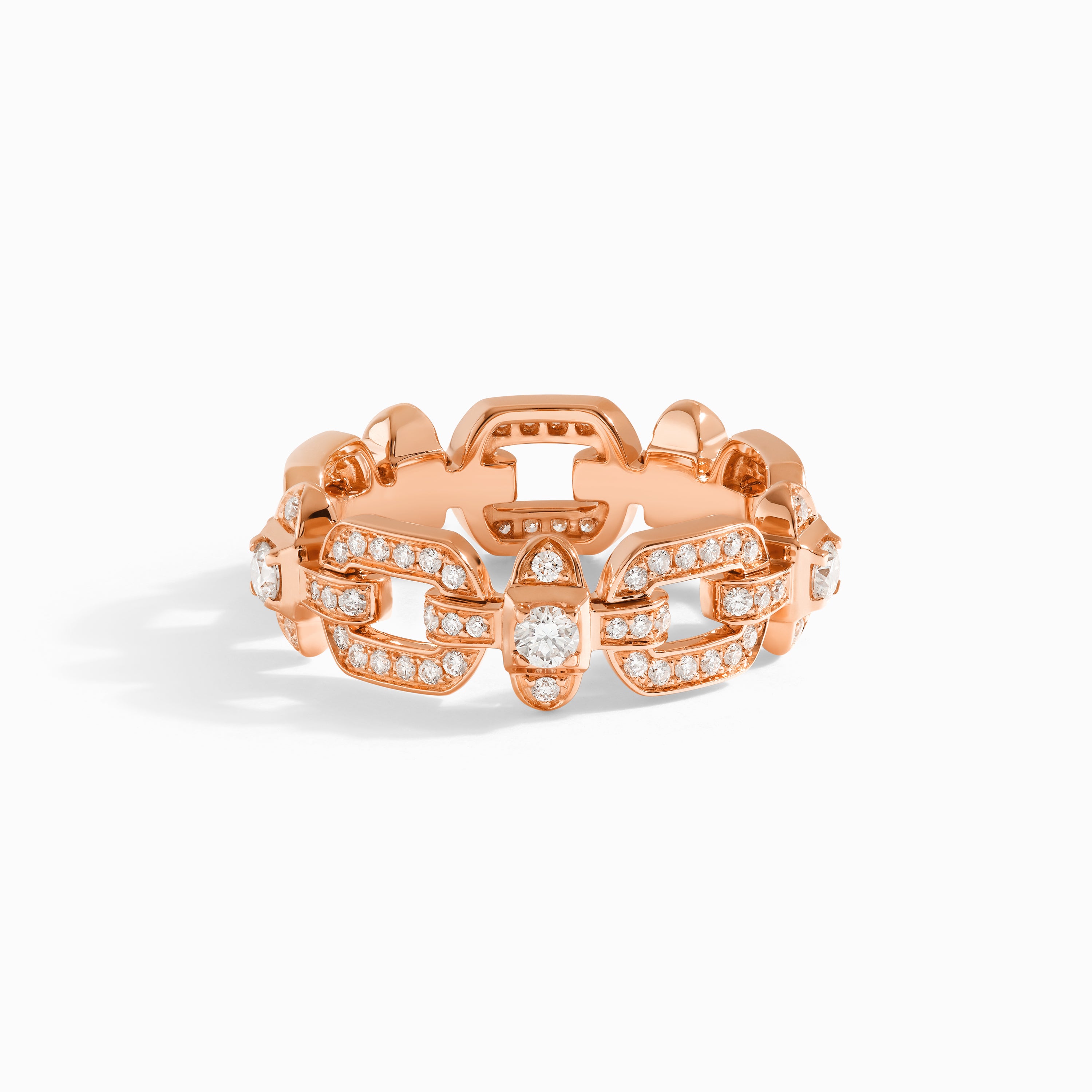 Tip-Top Link Full Diamond Ring — фото 9