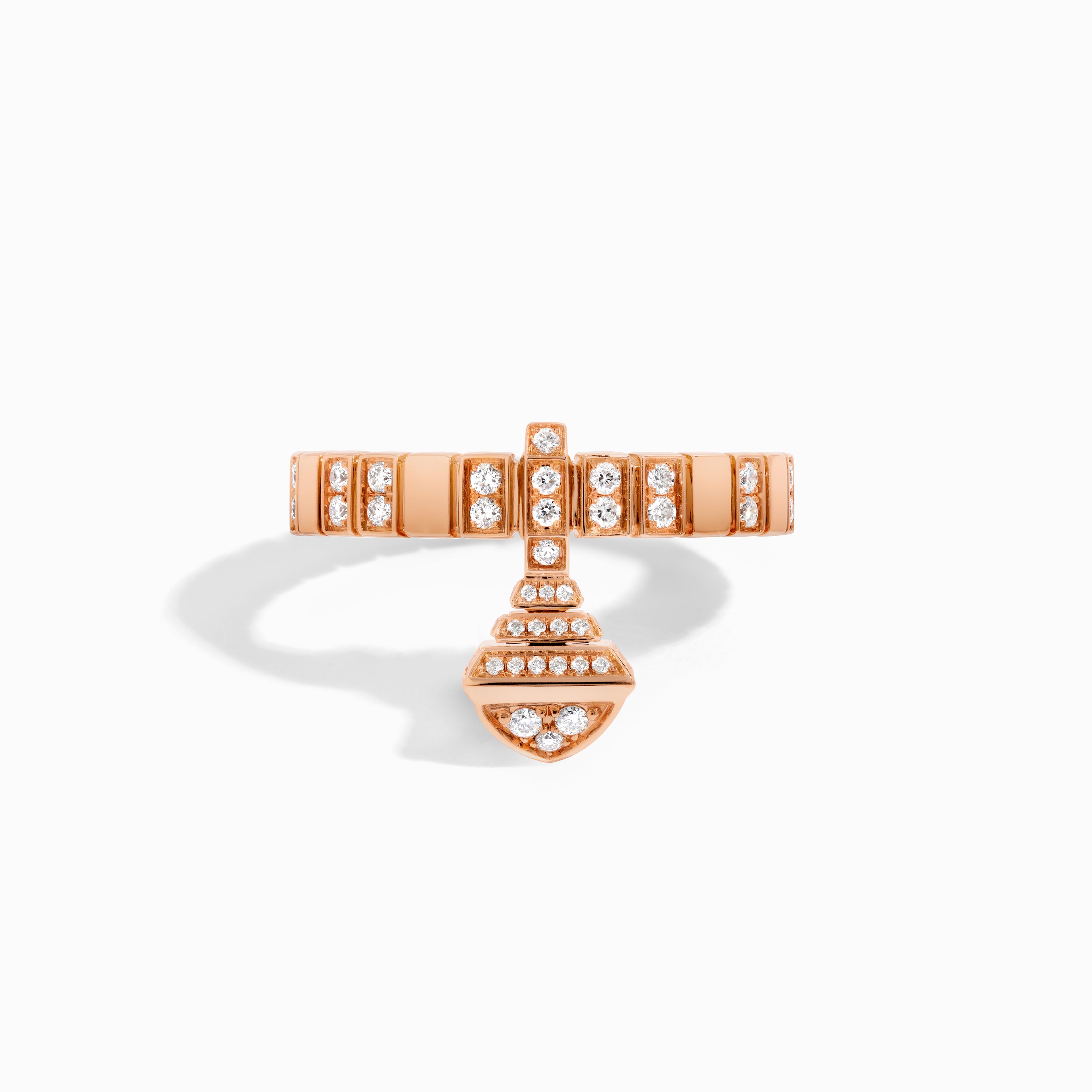 Cleo Charm Full Diamond Ring — фото 2