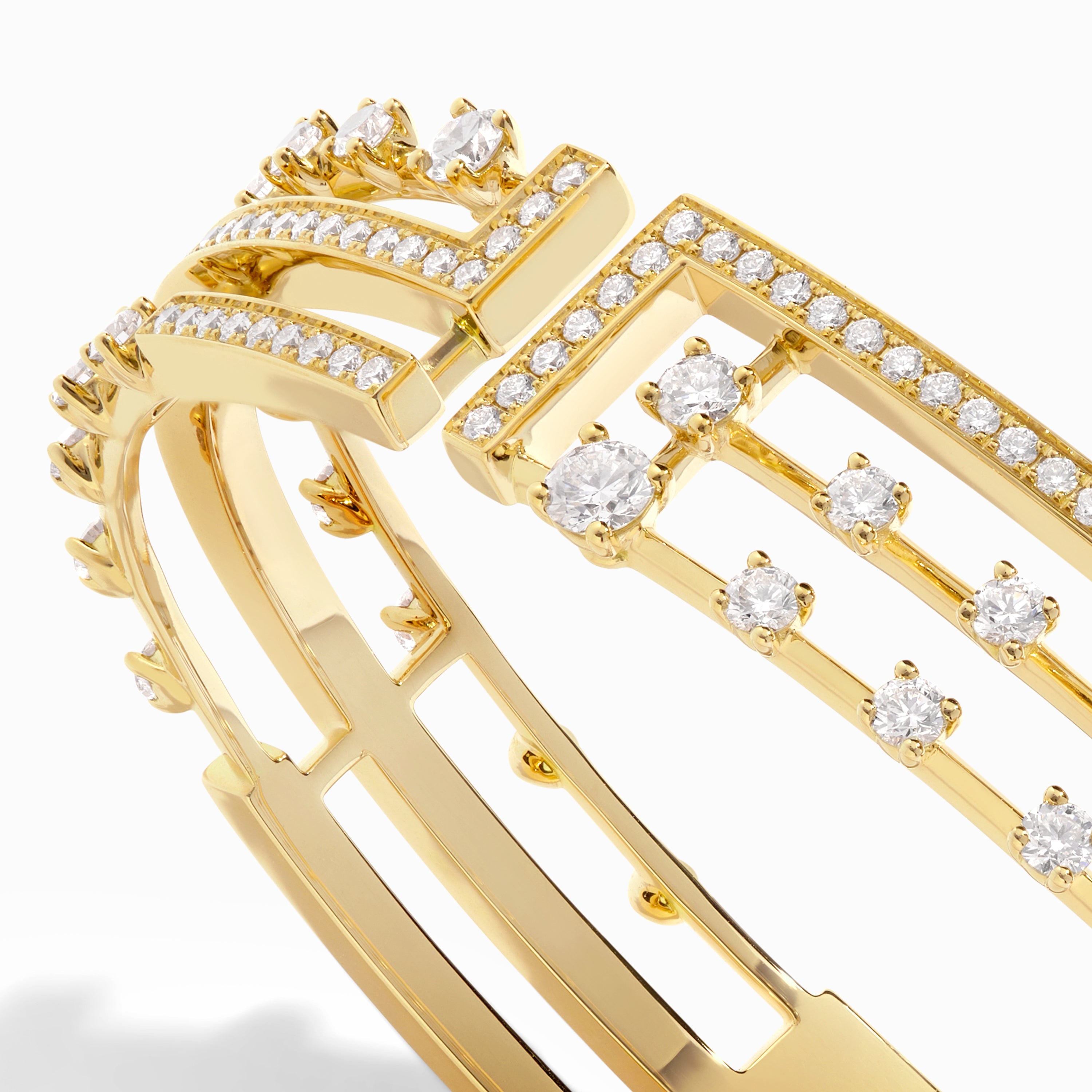 Avenues Open Hinged Statement Bracelet — фото 3