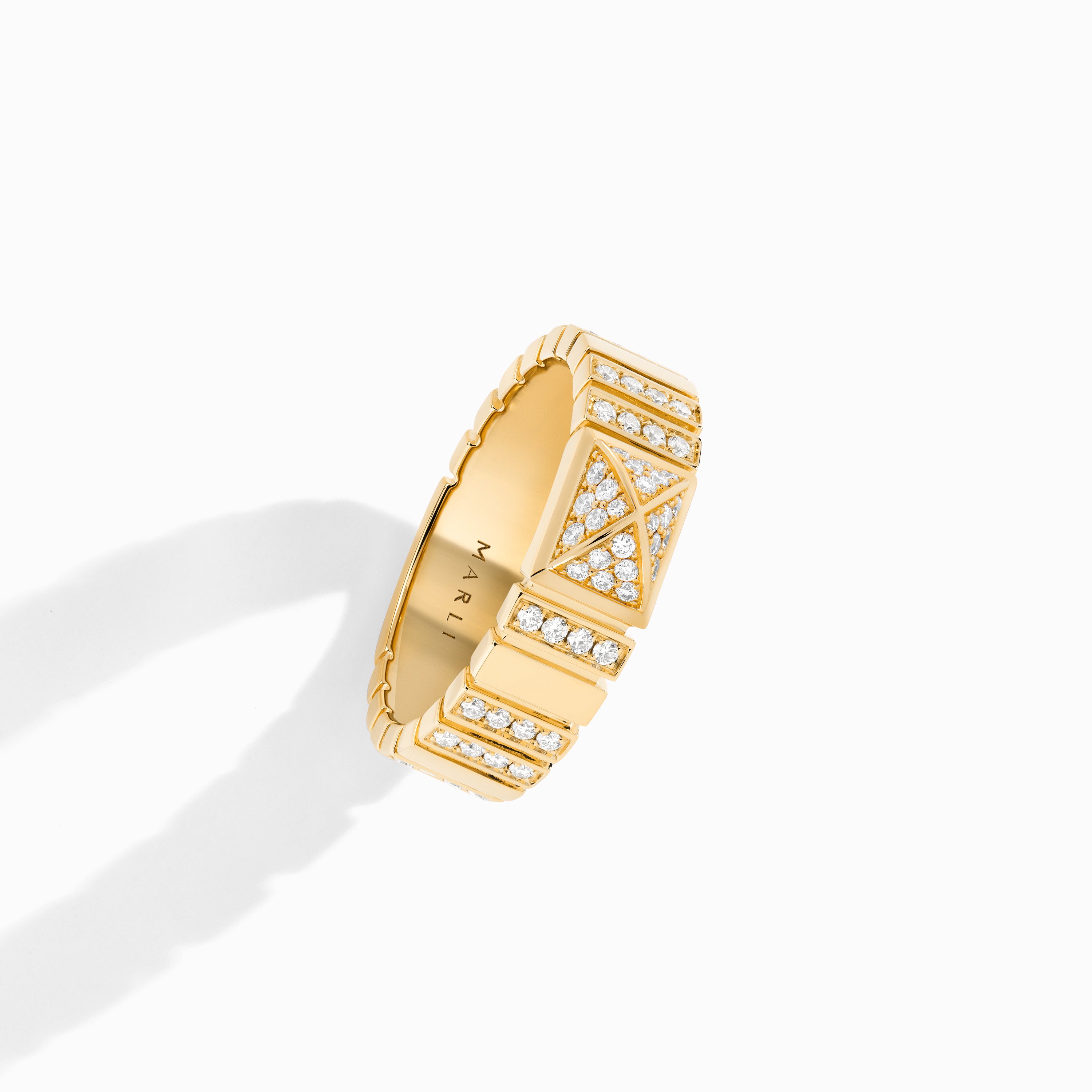 Cleo 2 Link Full Diamond Ring — фото 3