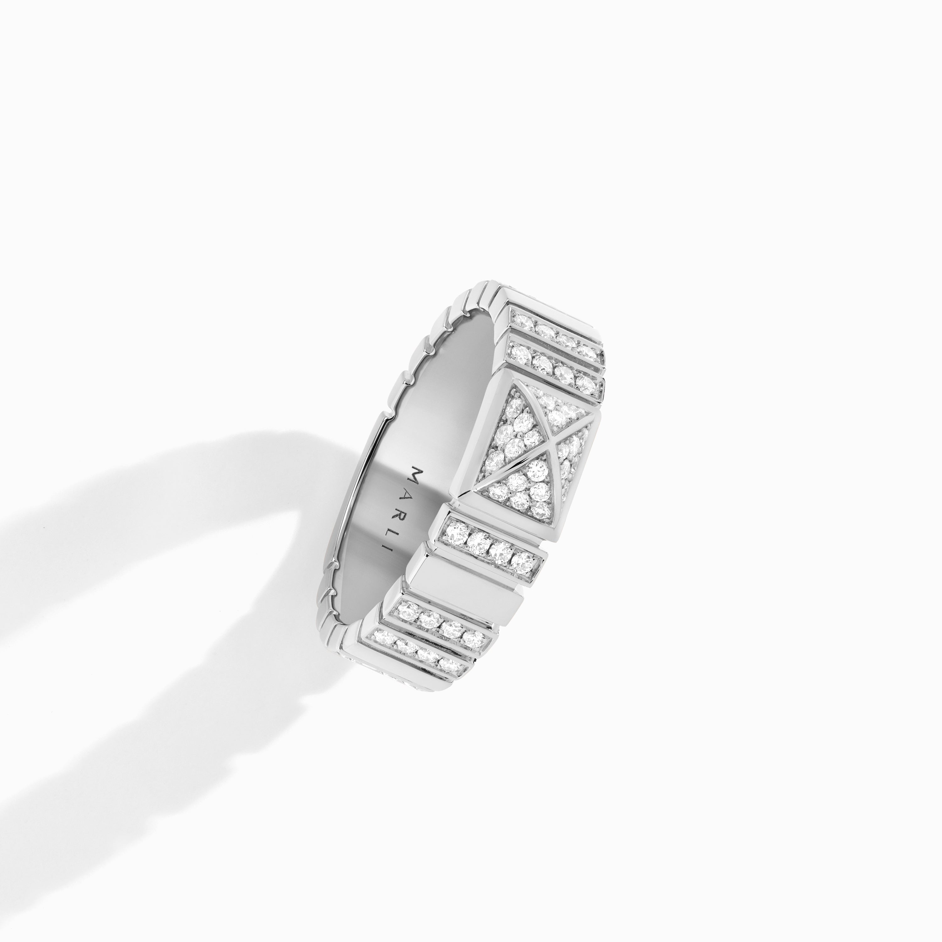 Cleo 2 Link Full Diamond Ring — фото 7