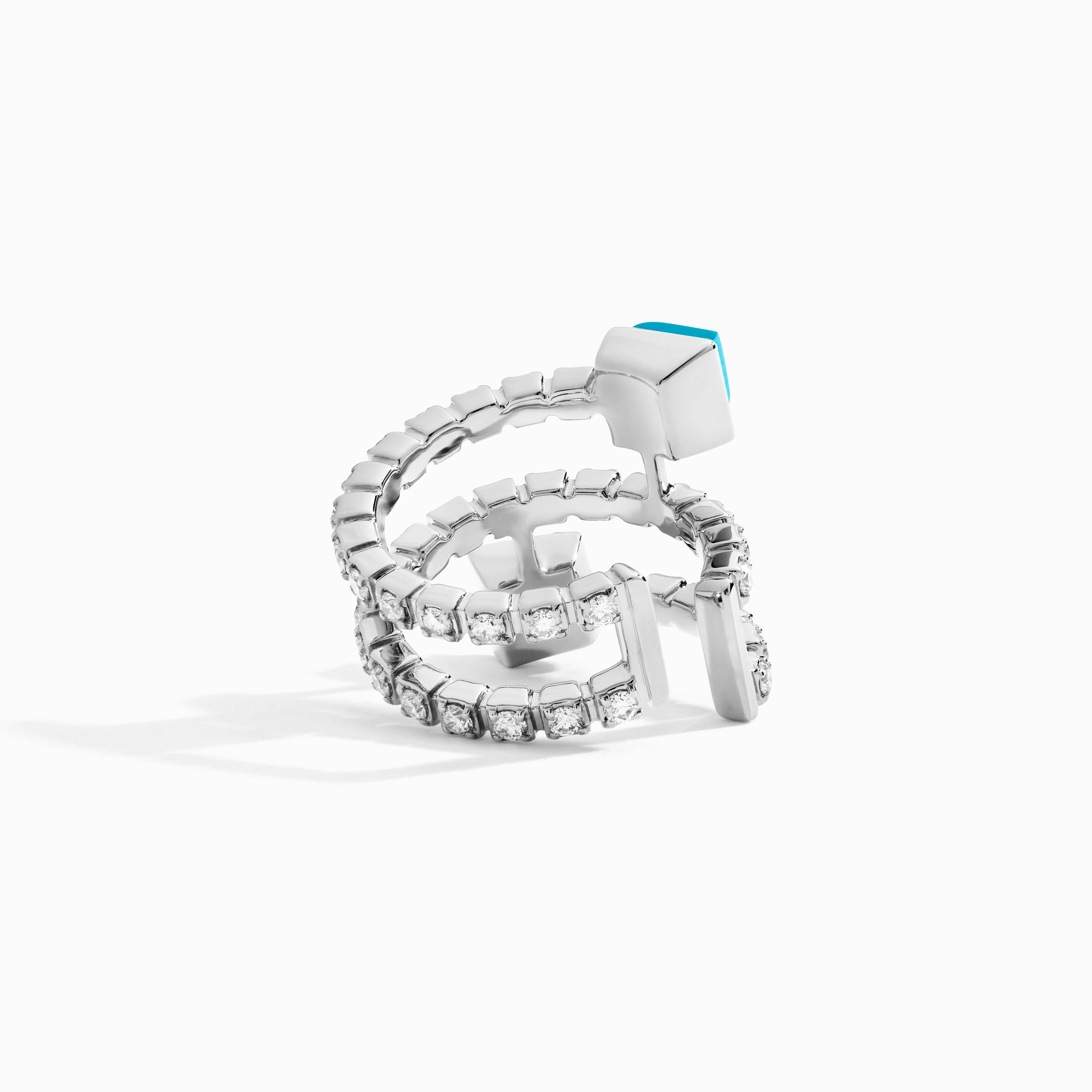Cleo Lotus Twist Ear Cuff (Single L) — фото 25