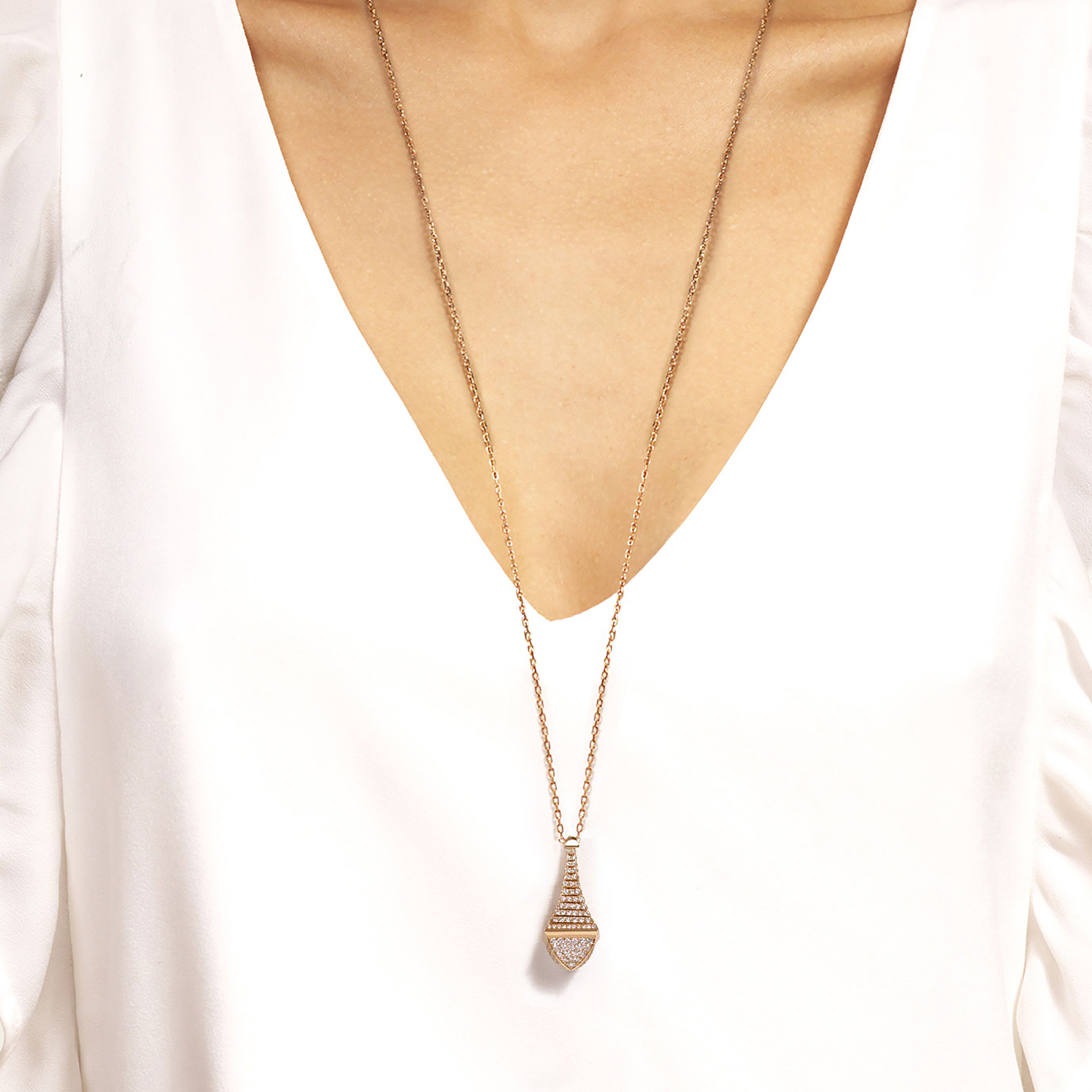 Cleo Rev Luxe Midi Full Diamond Pendant — фото 4