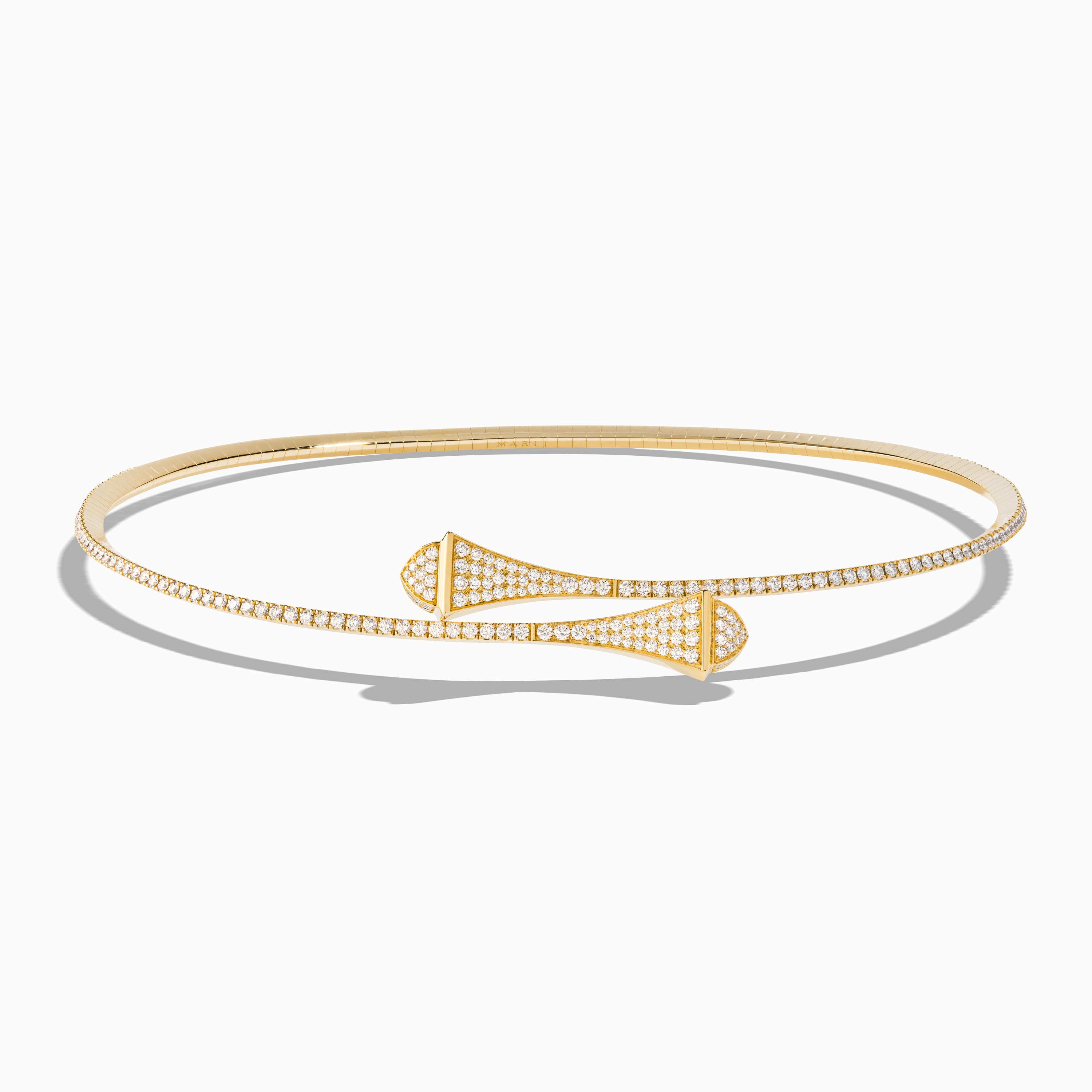 Cleo Full Diamond Slip-On Necklace