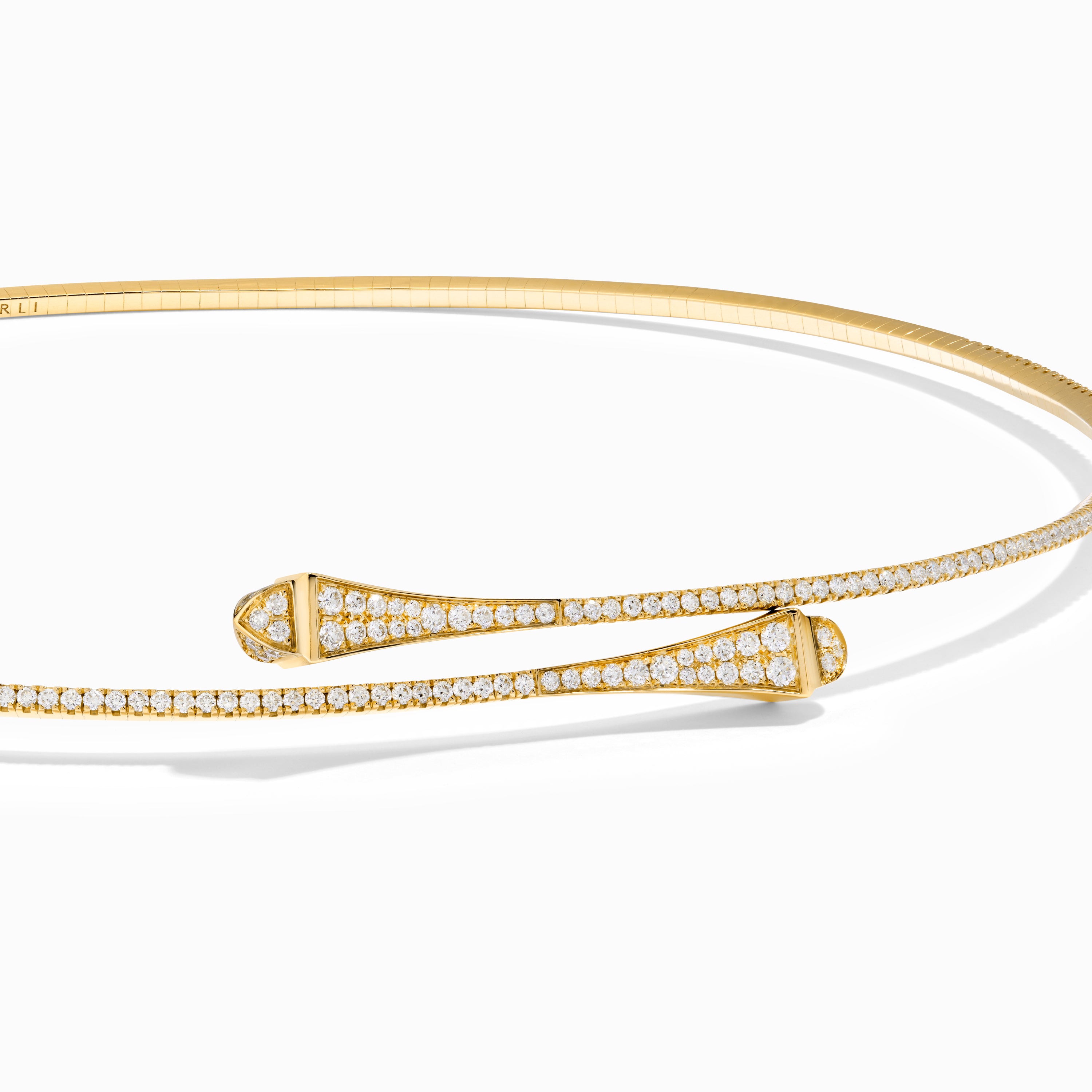 Cleo Full Diamond Slim Slip-On Necklace — фото 2