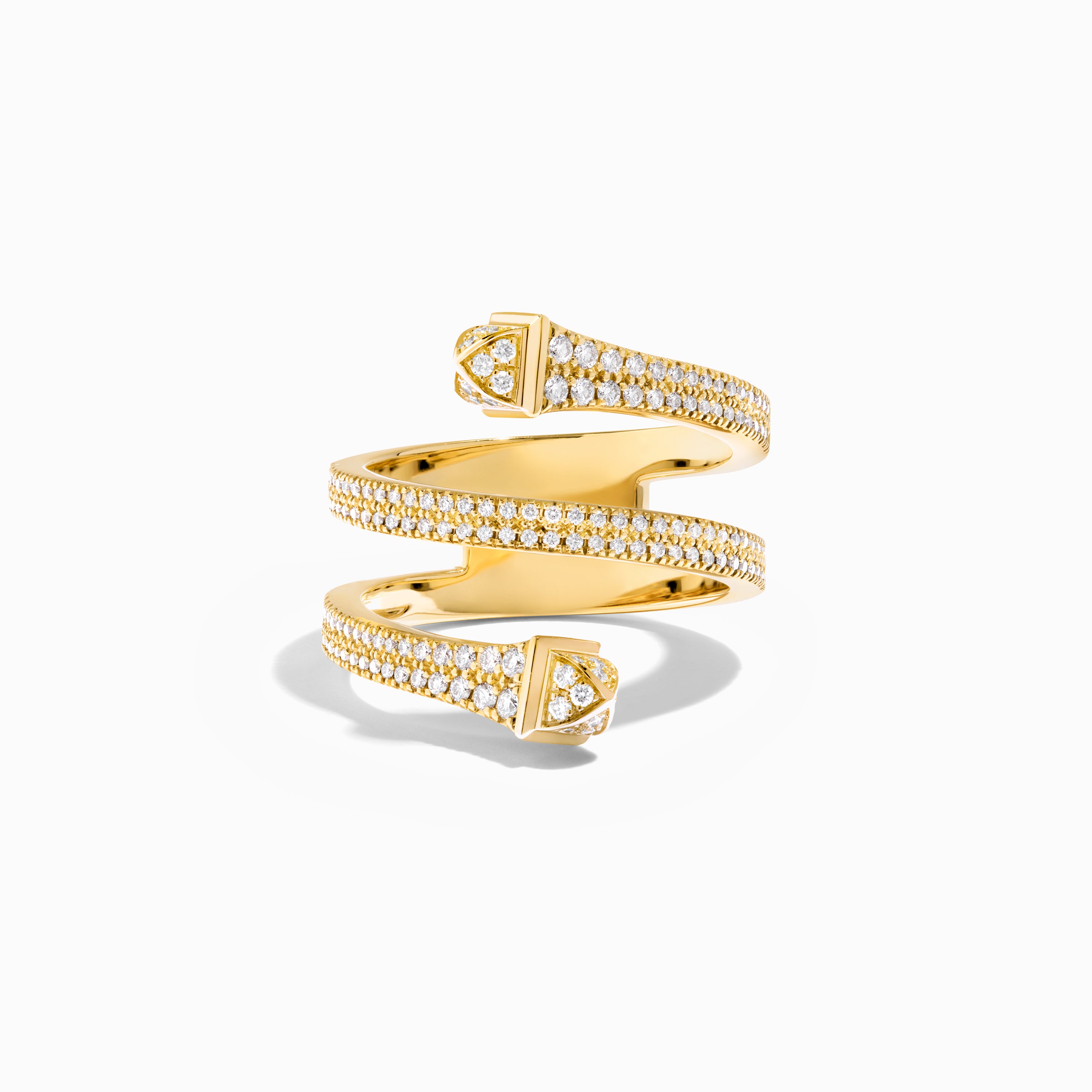 Cleo Full Diamond Twist Ring — фото 2